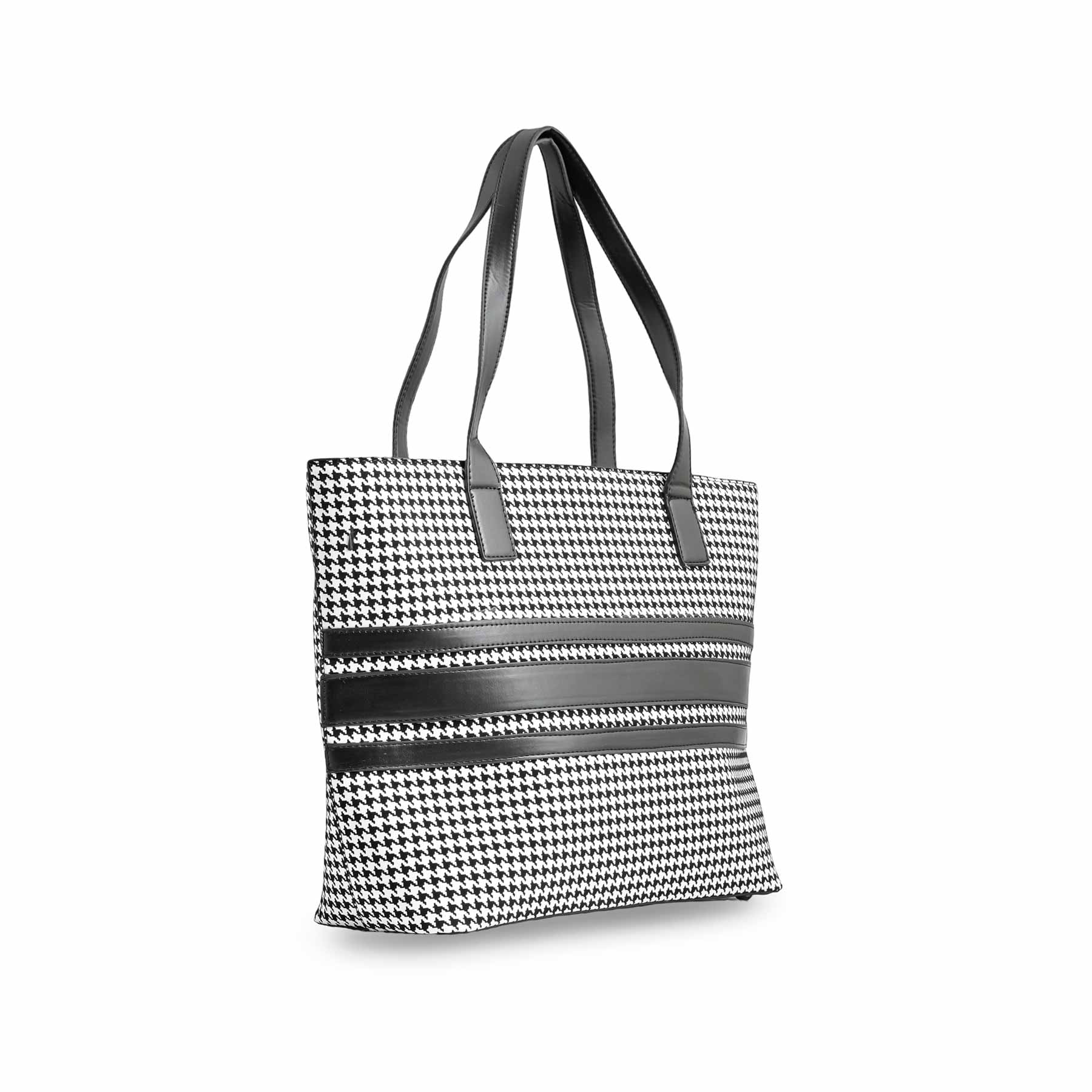 Black Formal Shoulder Bag P55712 - Image 2