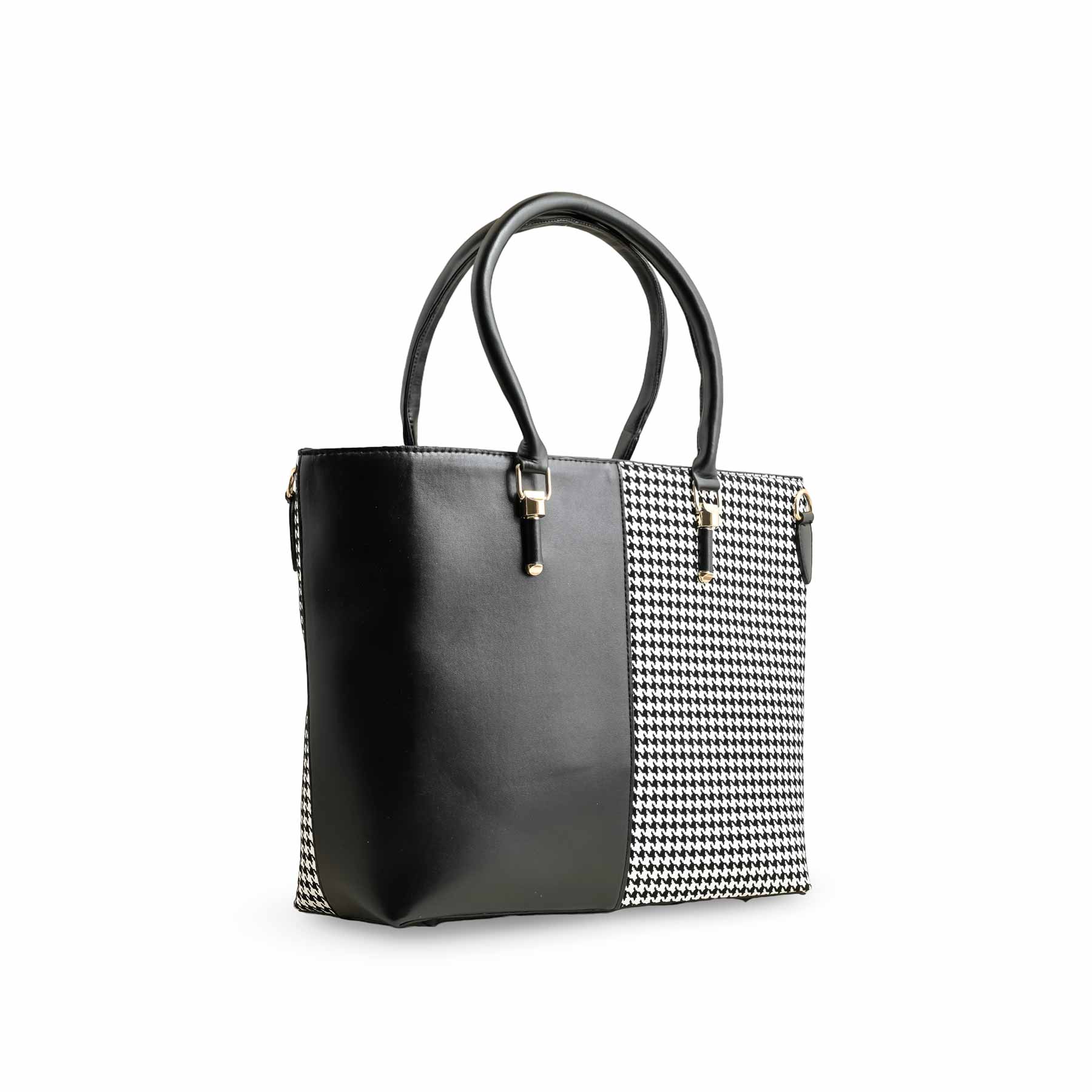 Black Formal Shoulder Bag P55720 - Image 2