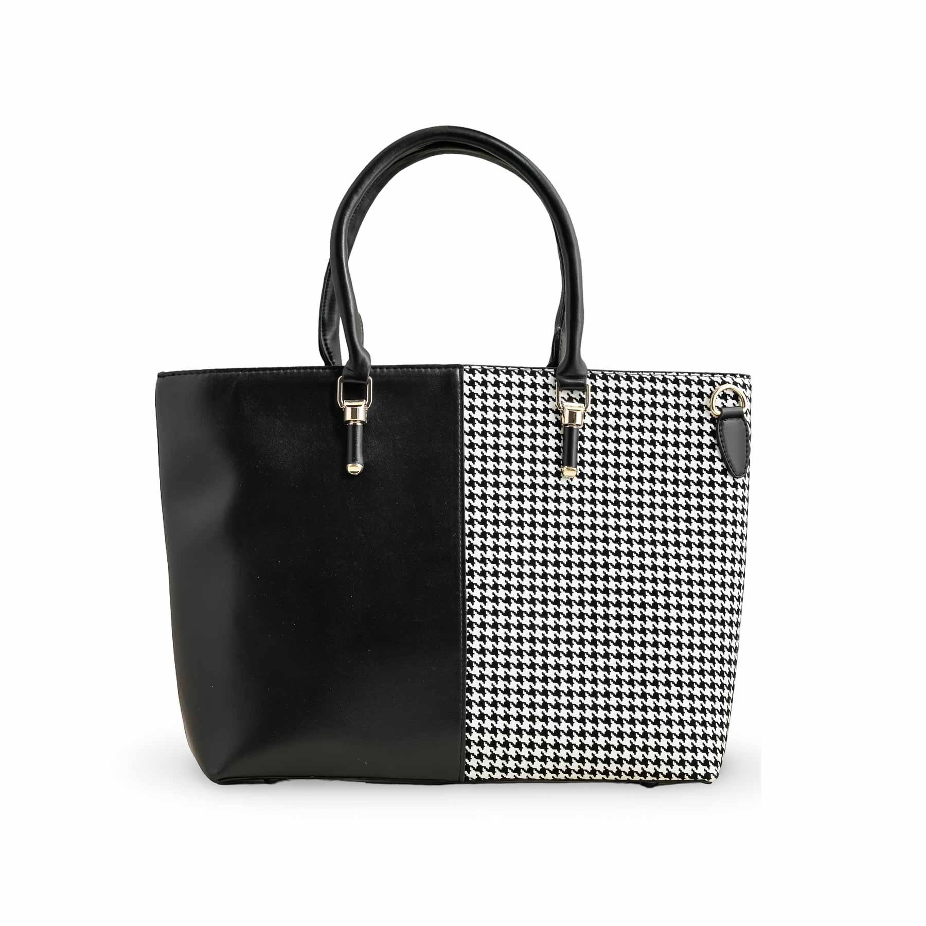 Black Formal Shoulder Bag P55720 - Image 3