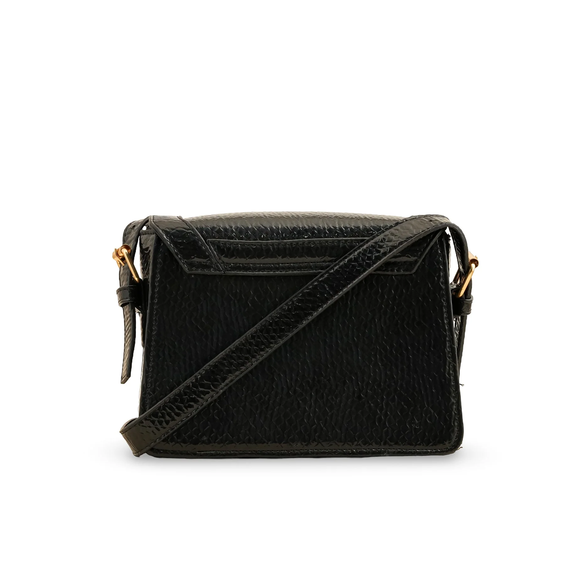 Black Formal Shoulder Bag P55727 - Image 3