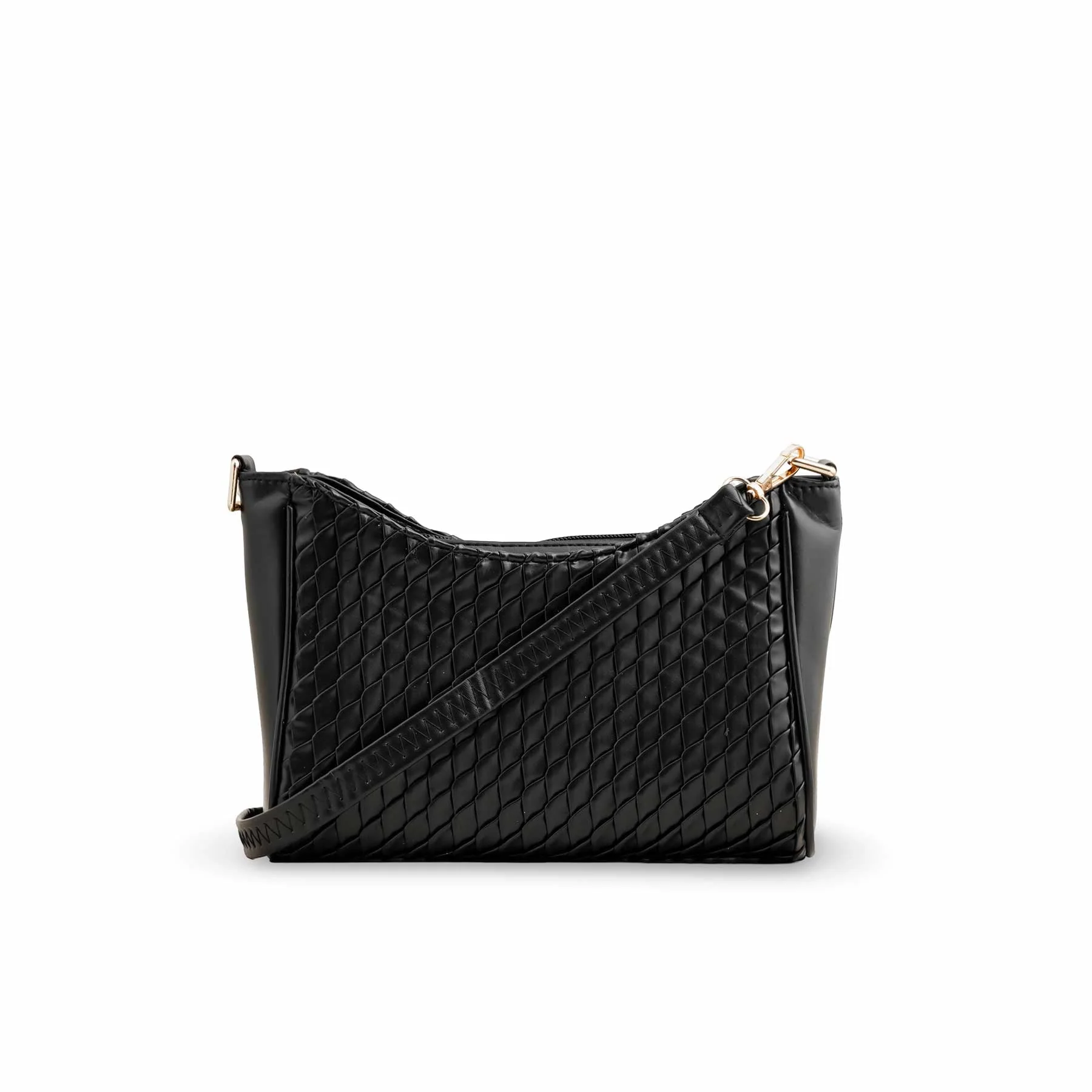 Black Formal Shoulder Bag P55728 - Image 4