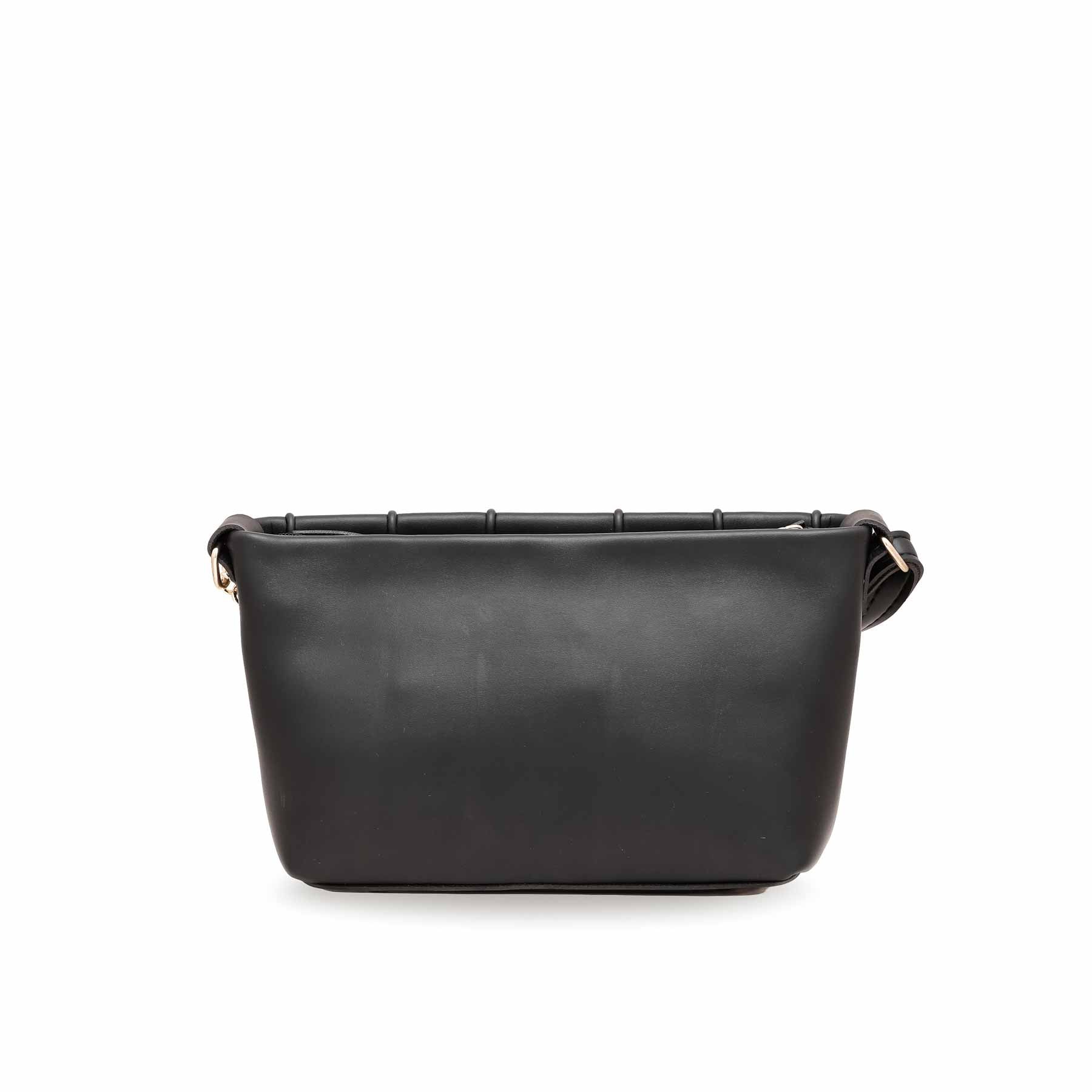 Black Formal Shoulder Bag P56096 - Image 3