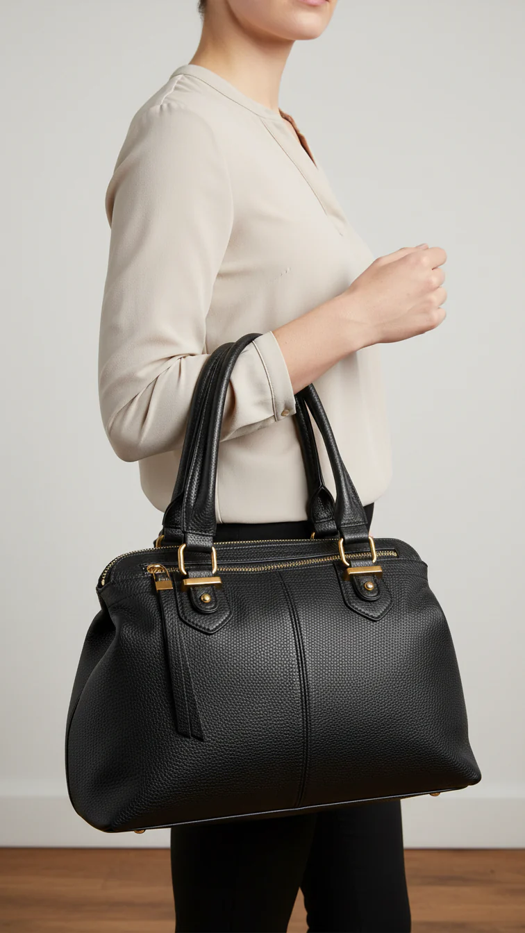 Black Formal Shoulder Bags P36358