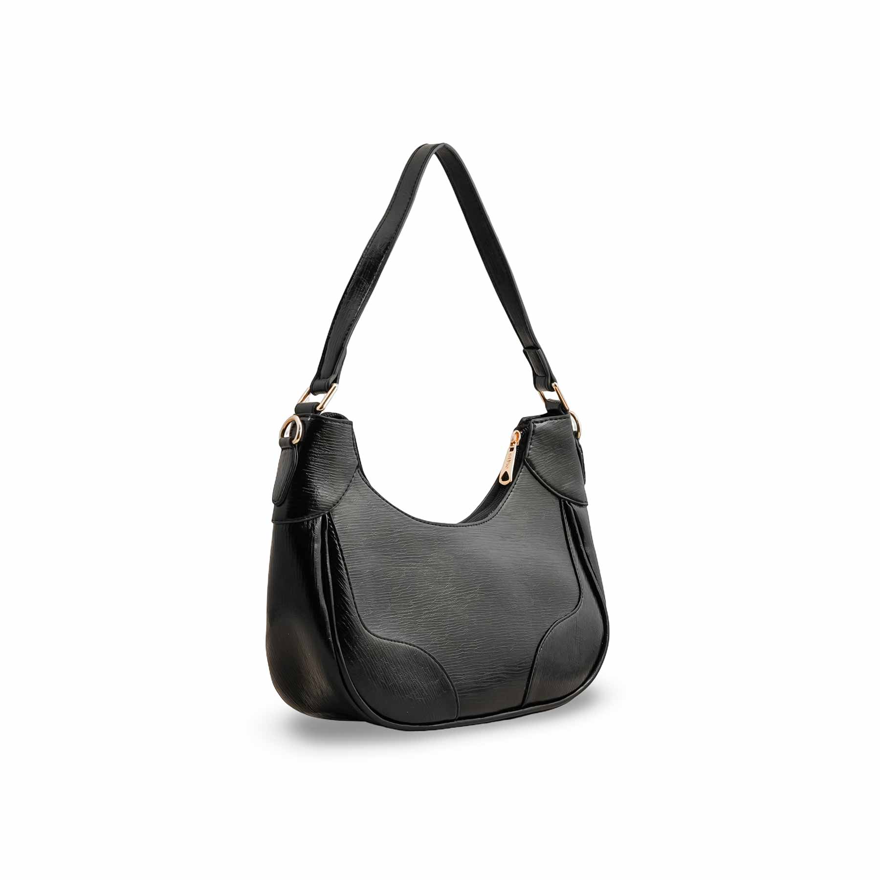 Black Formal Shoulder Bags P55732 - Image 2