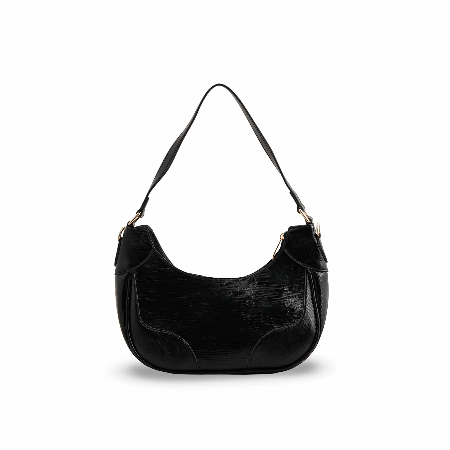 Black Formal Shoulder Bags P55732 - Image 3