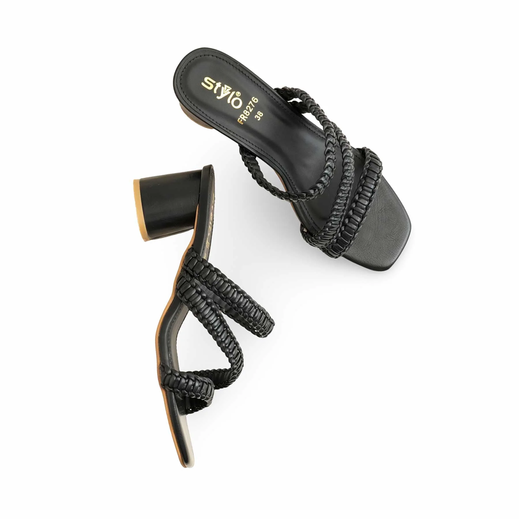 Black Formal Slipper For Ladies FR8276 - Image 5