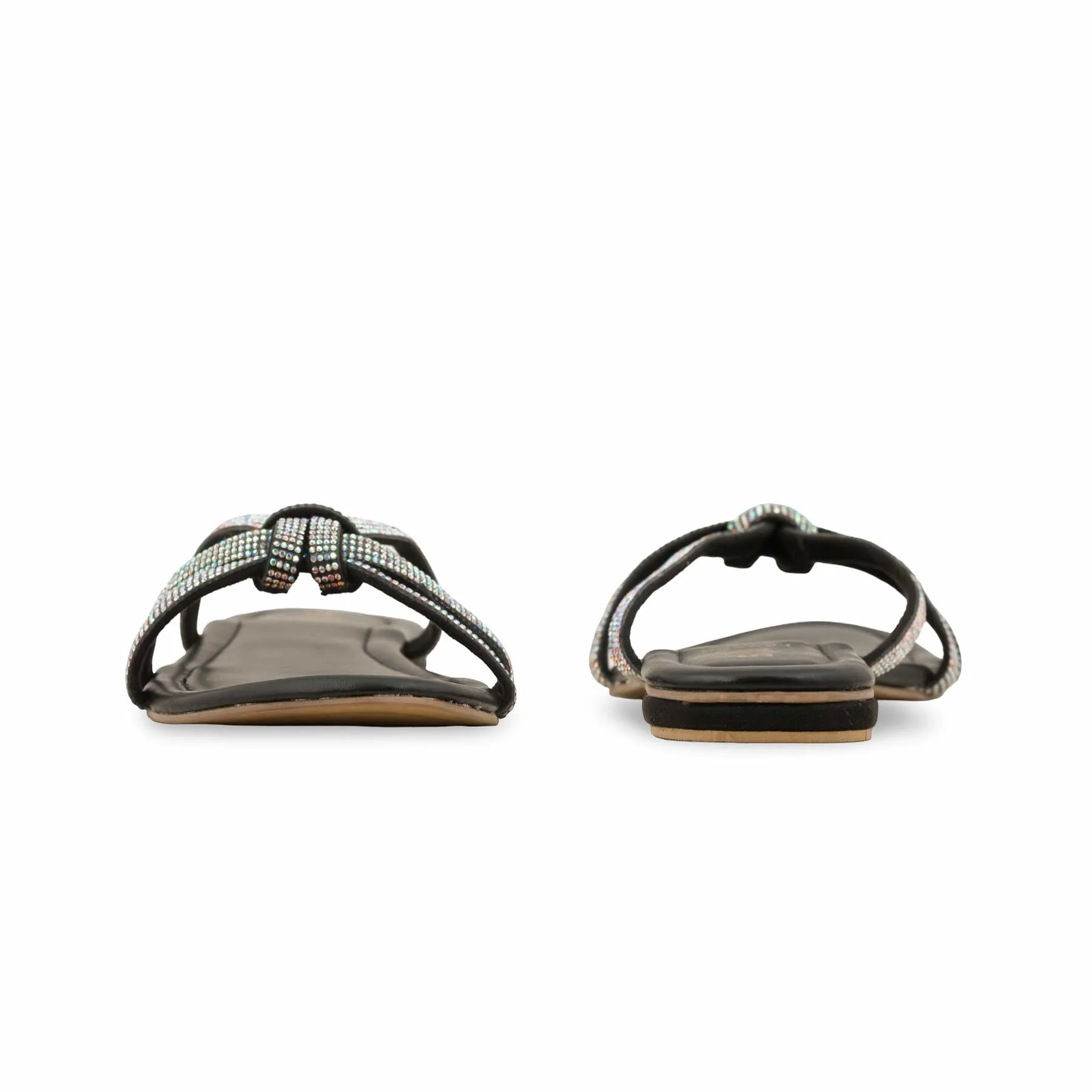 Black Formal Slipper For Ladies FR8395 - Image 4
