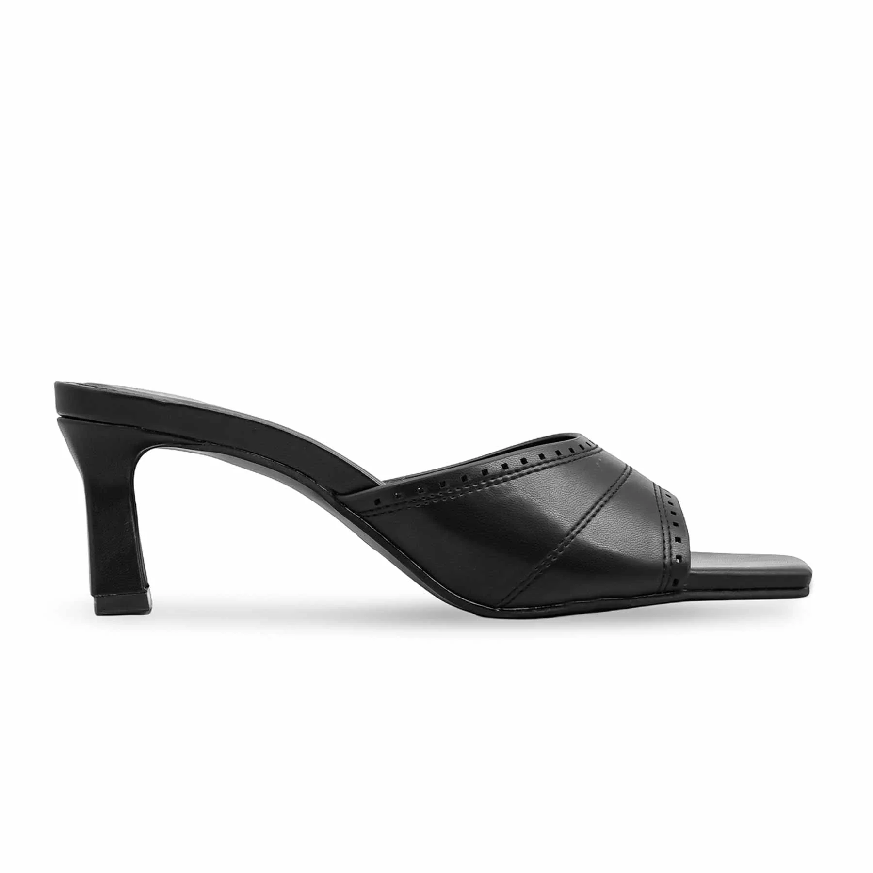 Black Formal Slipper For Ladies FR8414 - Image 2