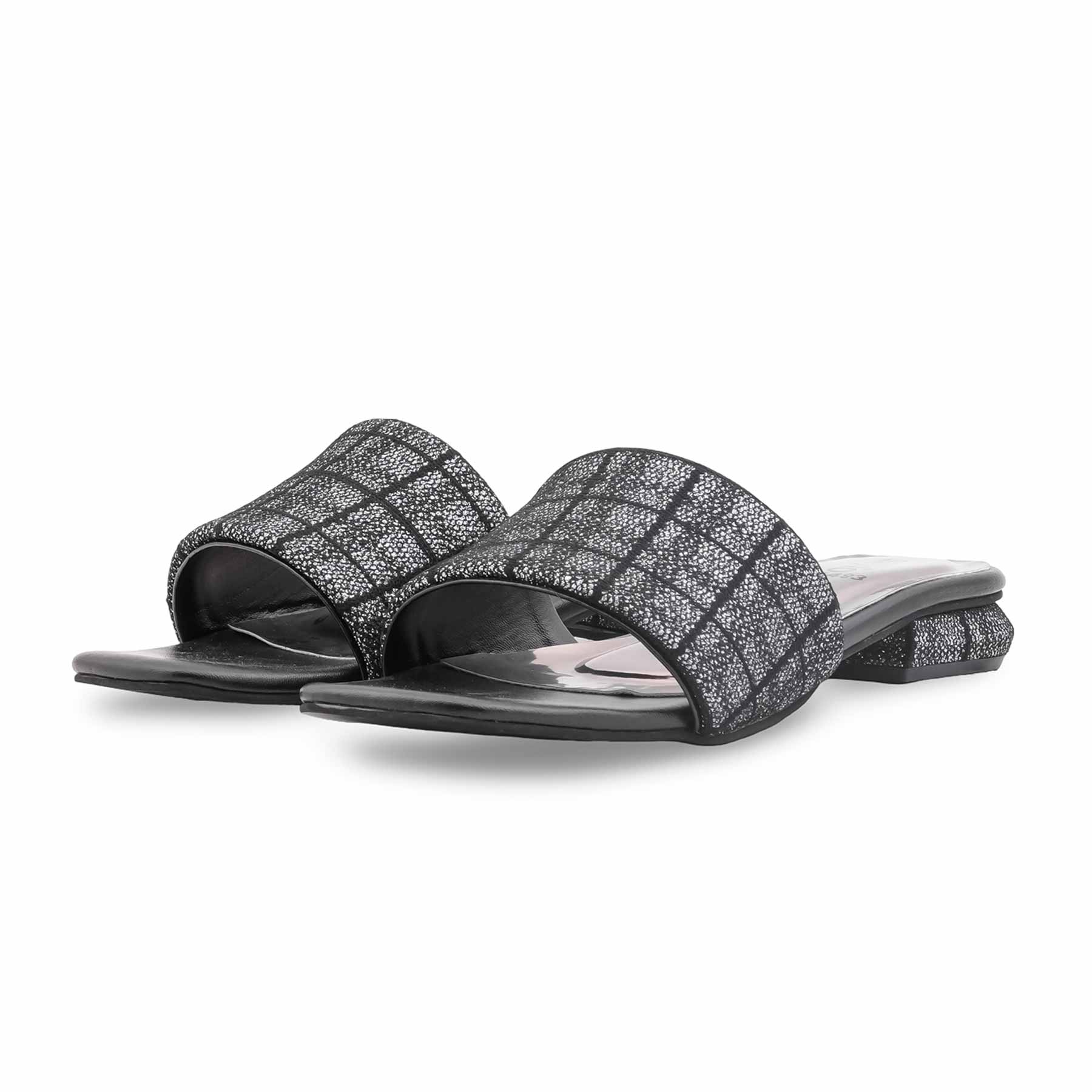 Black Formal Slipper For Ladies FR8493 - Image 3