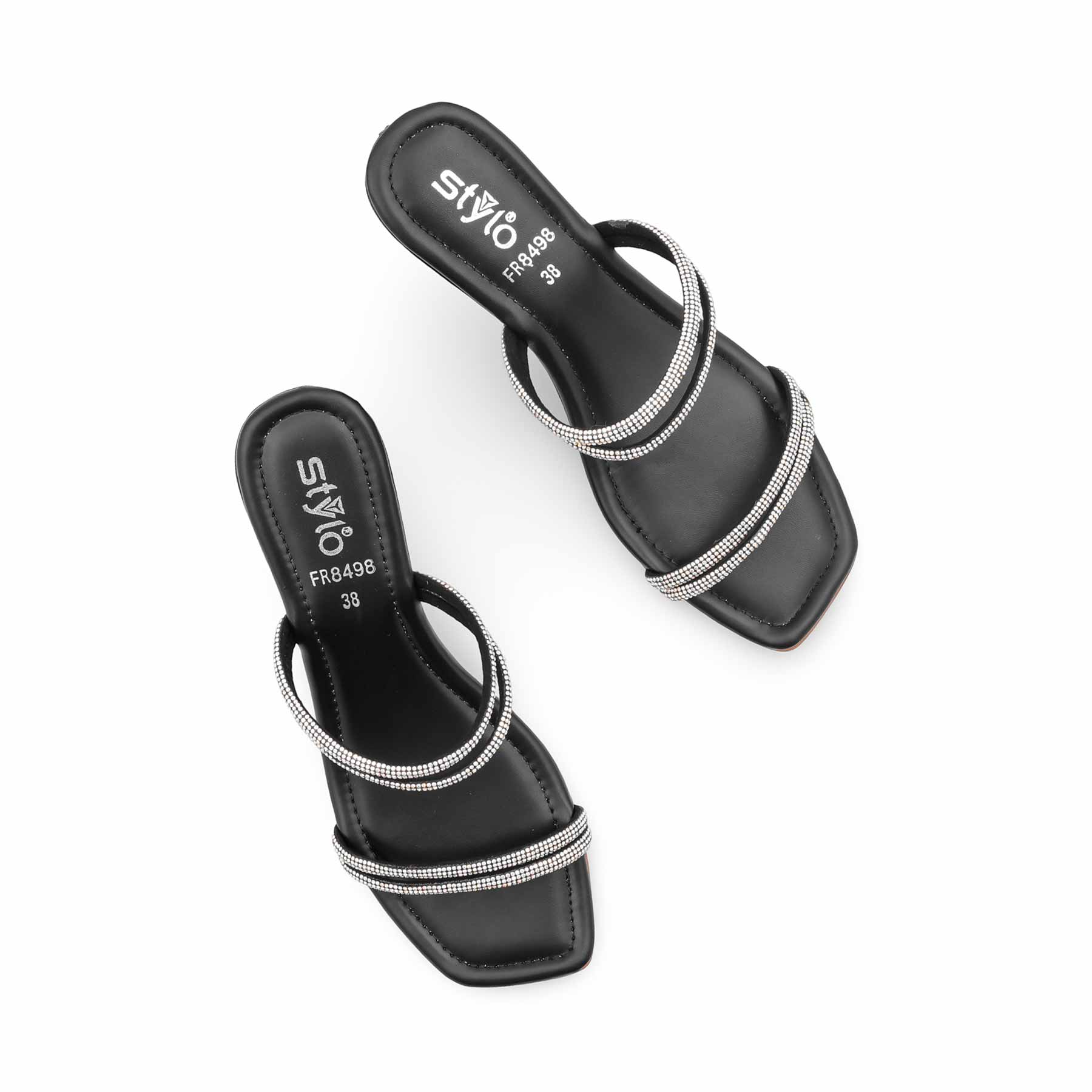 Black Formal Slipper For Ladies FR8498 - Image 5
