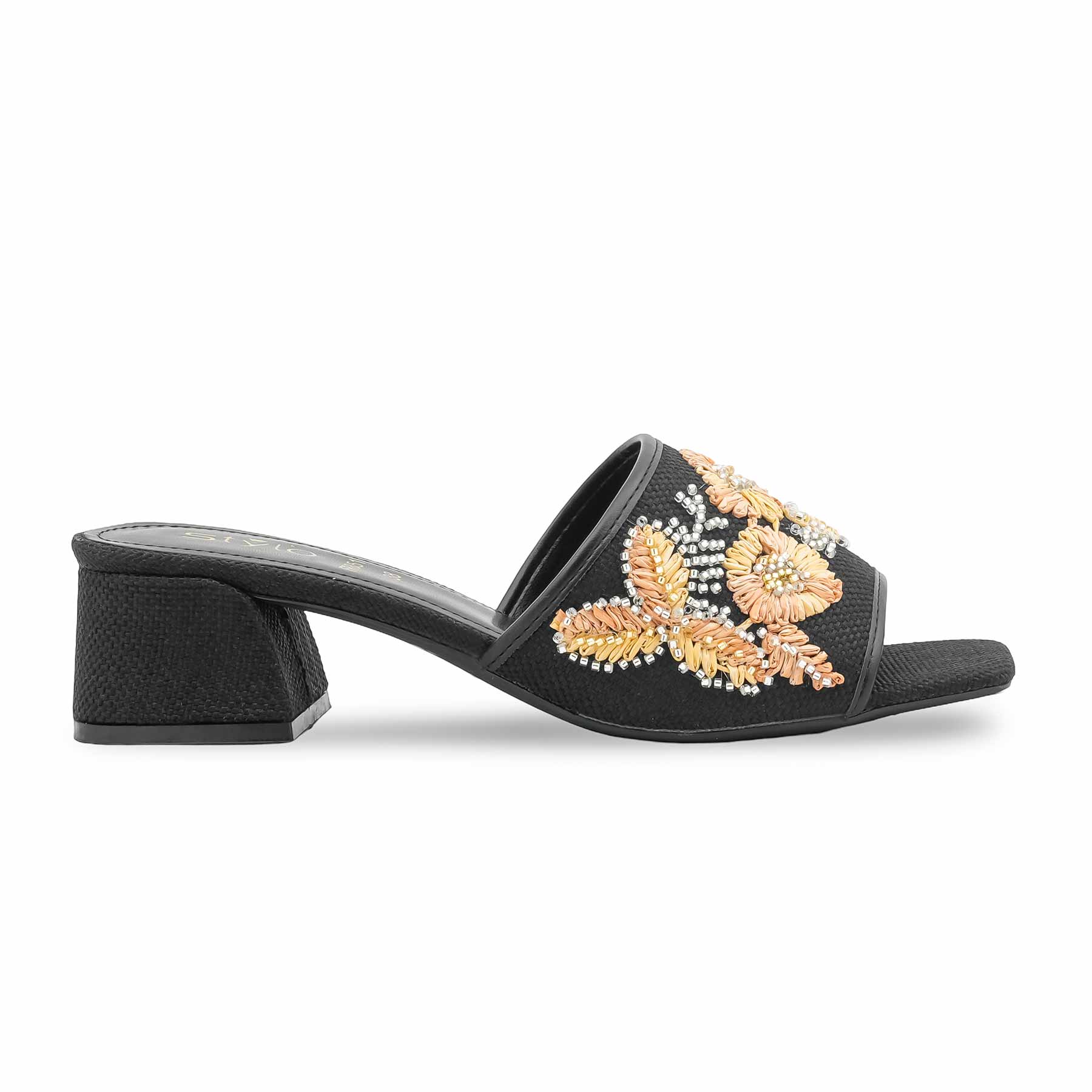 Black Formal Slipper For Ladies FR8517 - Image 2