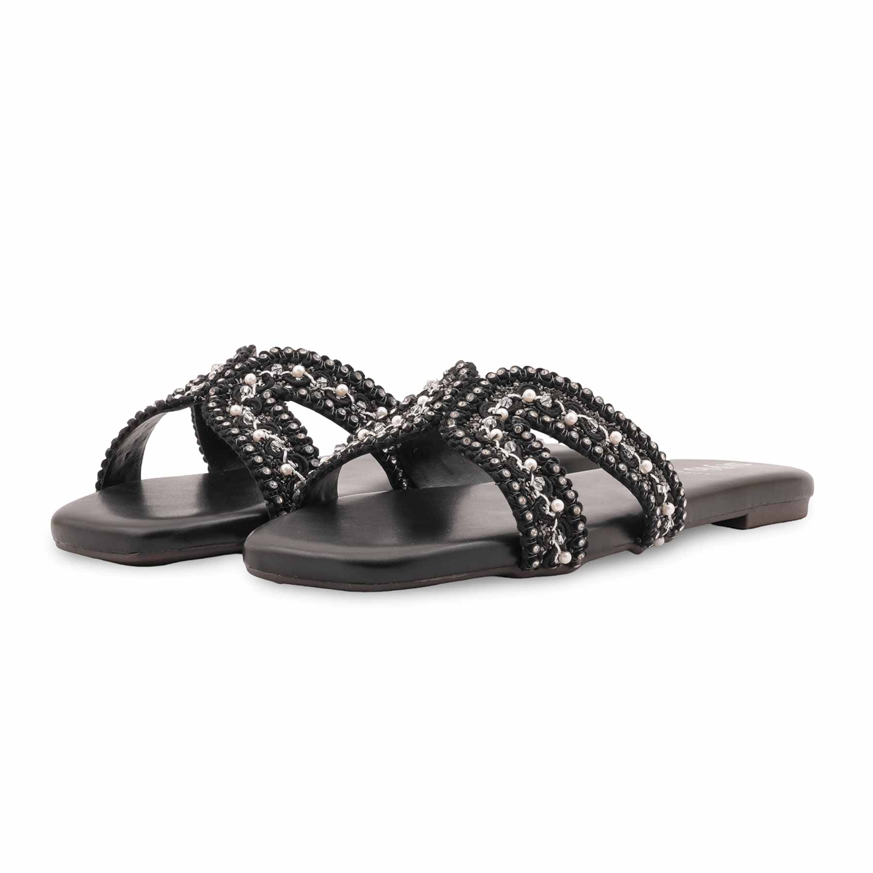 Black Formal Slipper For Ladies FR8531 - Image 3