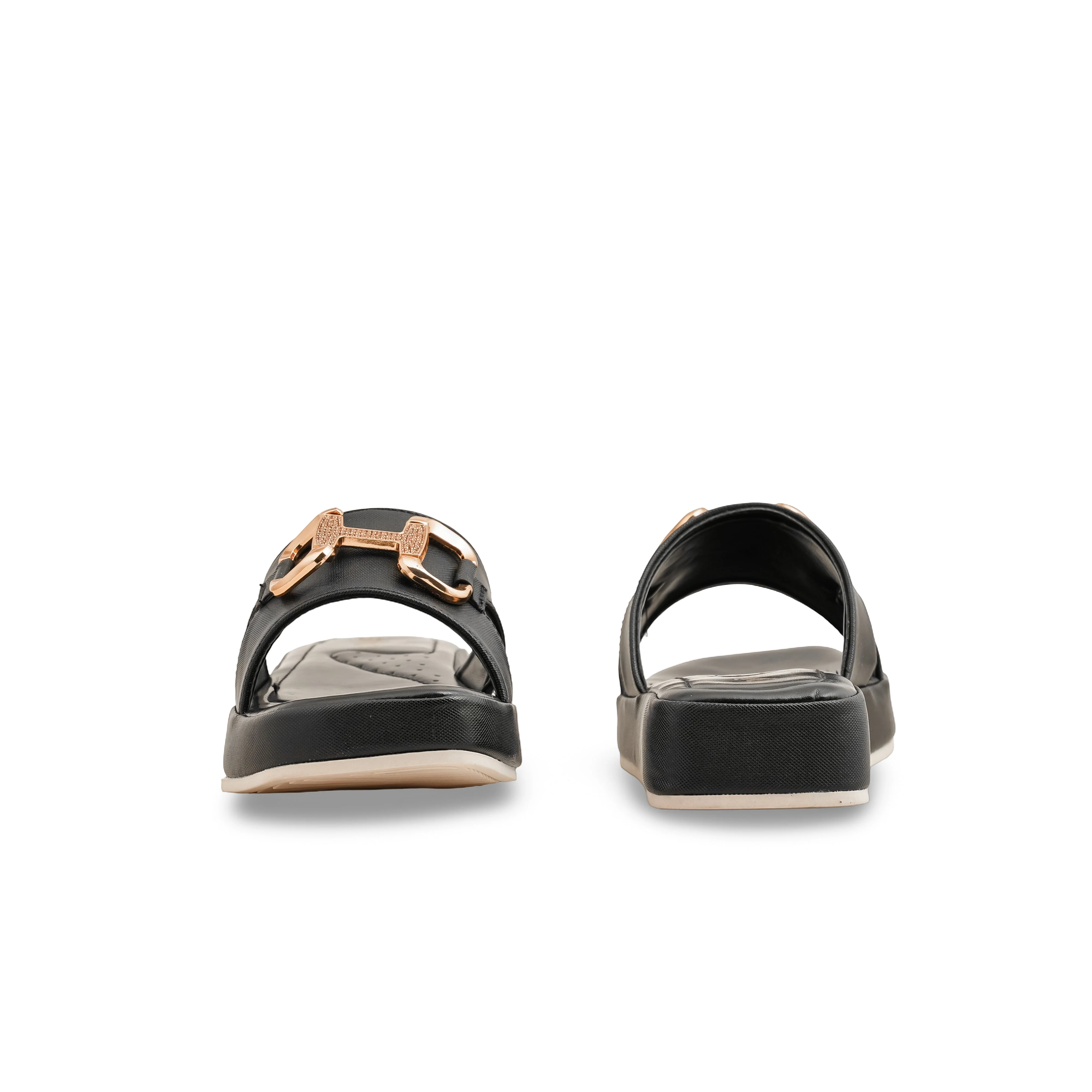 Black Formal Slipper For Ladies PU0426 - Image 4