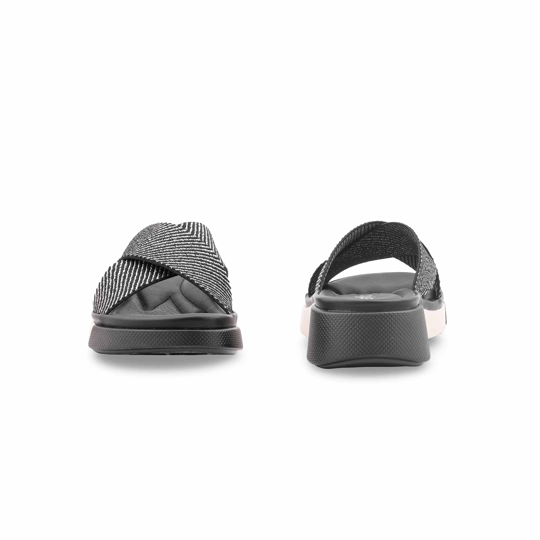 Black Formal Slipper For Ladies PU0730 - Image 4