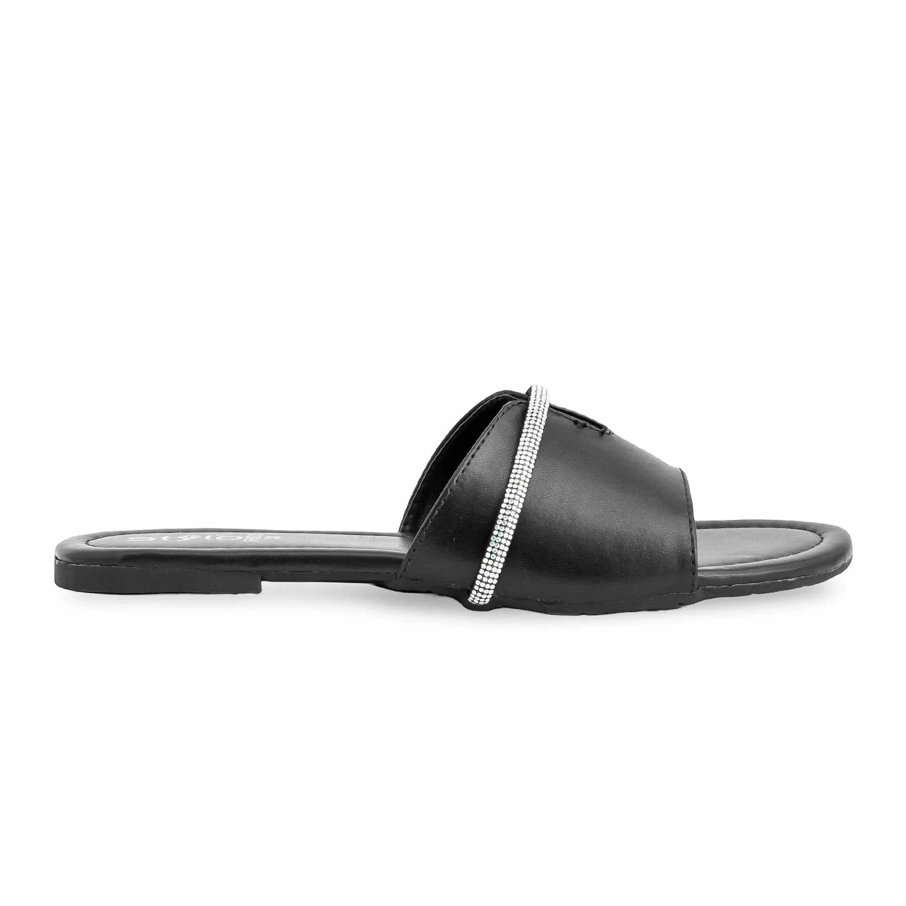 Black Formal Slipper For Women FR8278 - Image 2