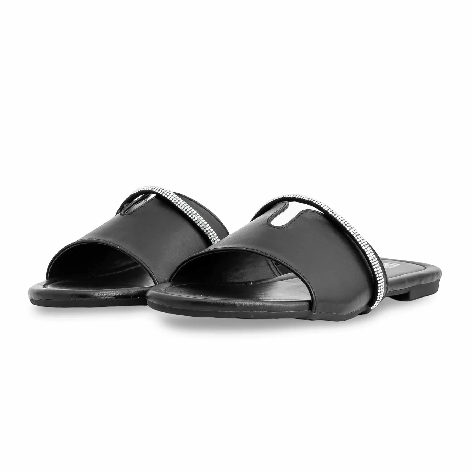 Black Formal Slipper For Women FR8278 - Image 3