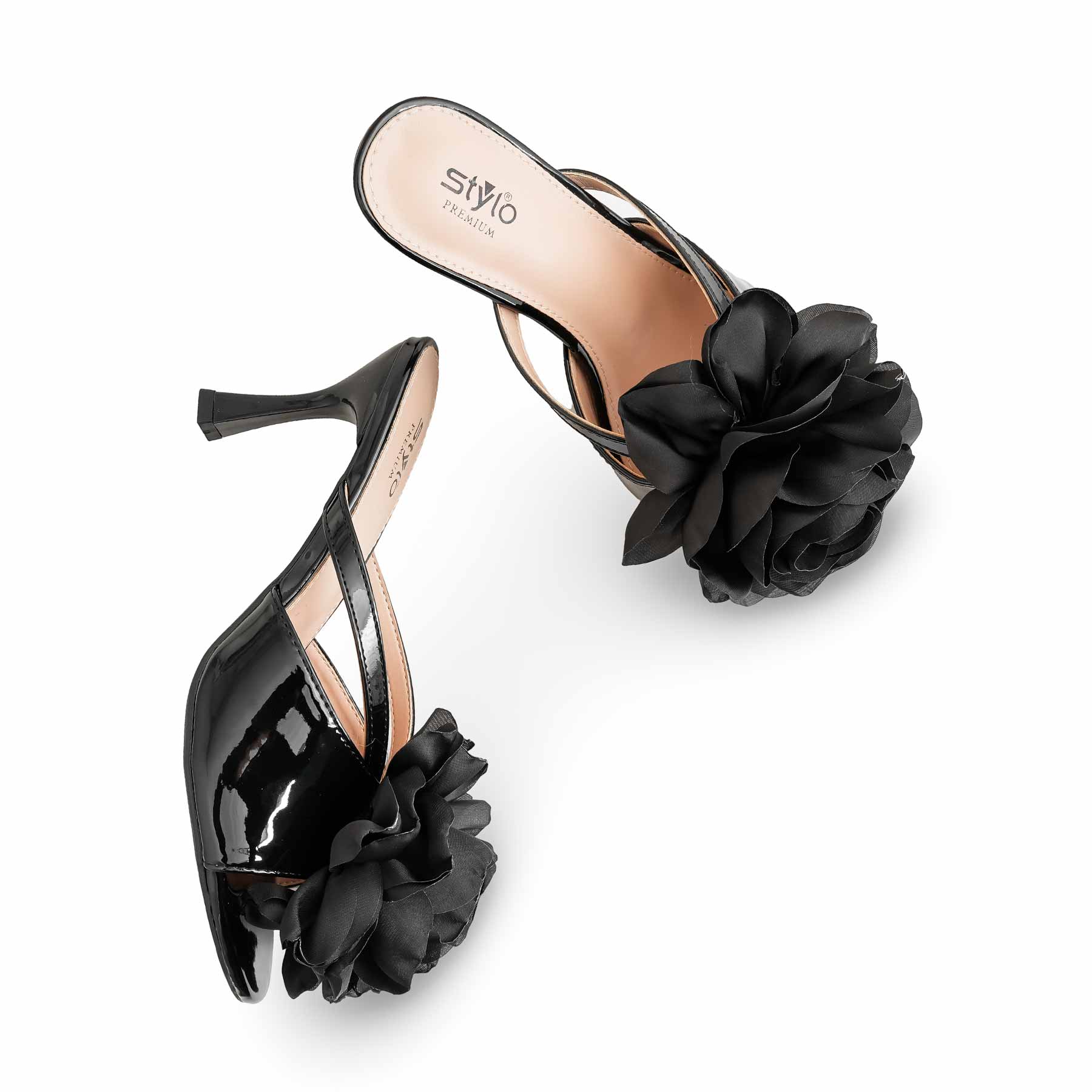Black Formal Slipper For Women FR8299 - Image 5