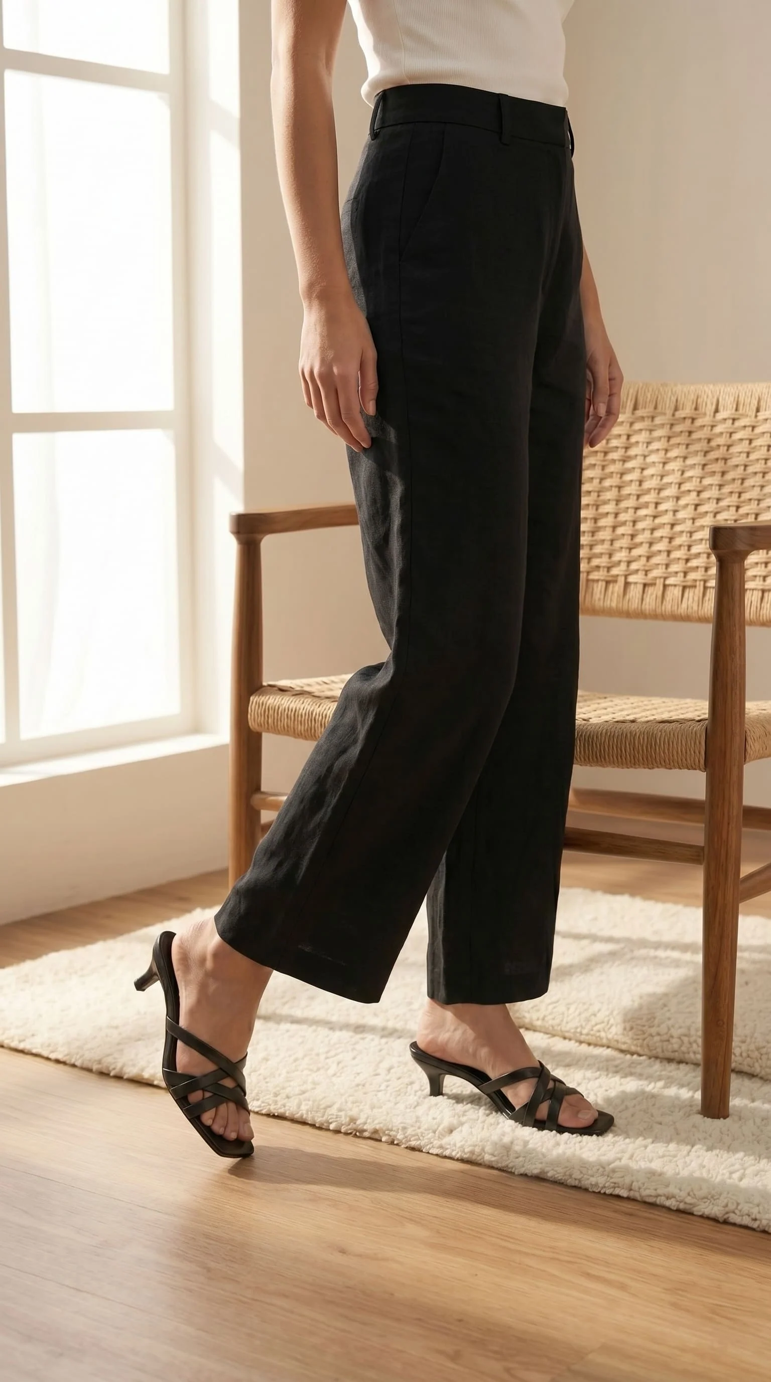 Black Formal Slipper For Women FR8437 - Image 2