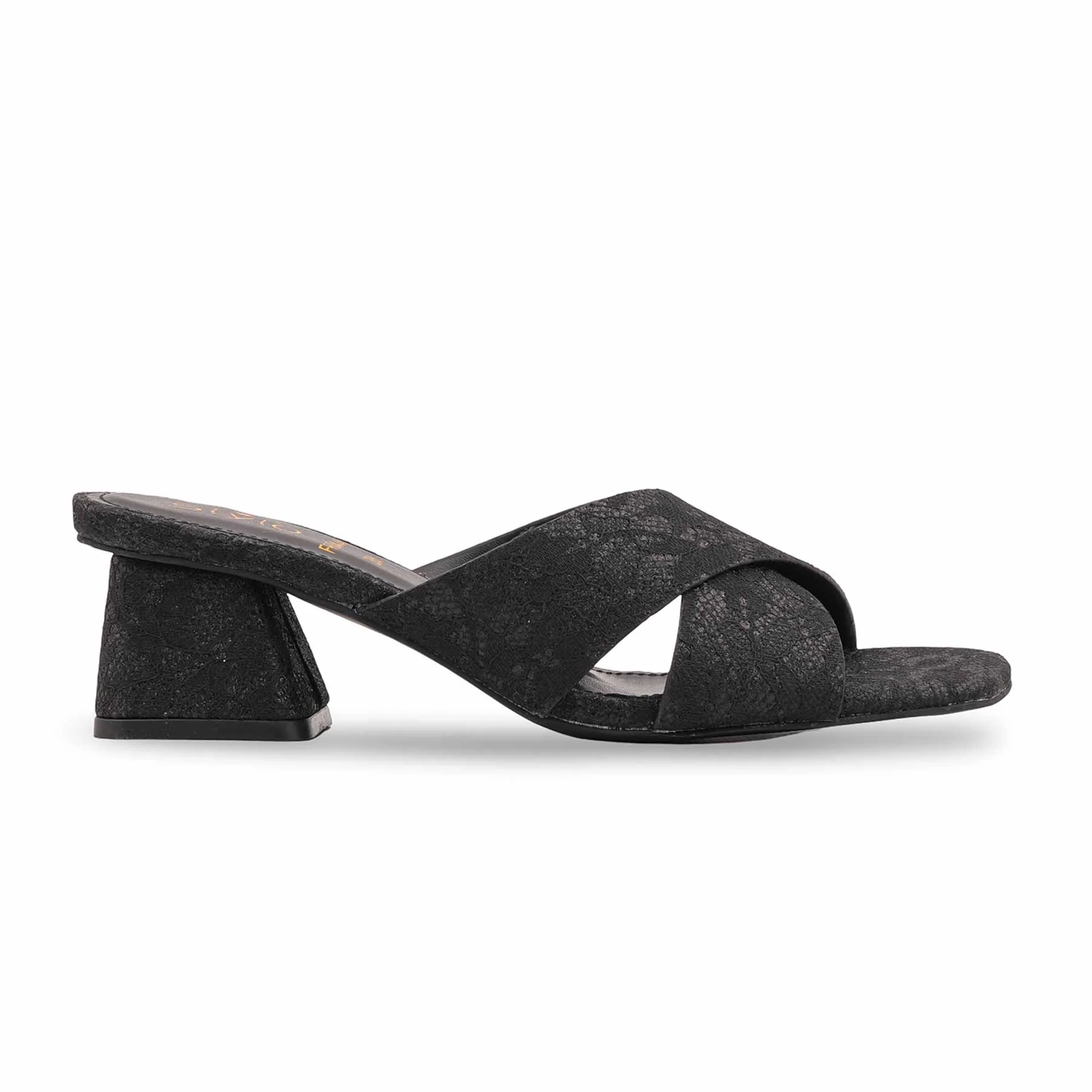 Black Formal Slipper For Women FR8446 - Image 2