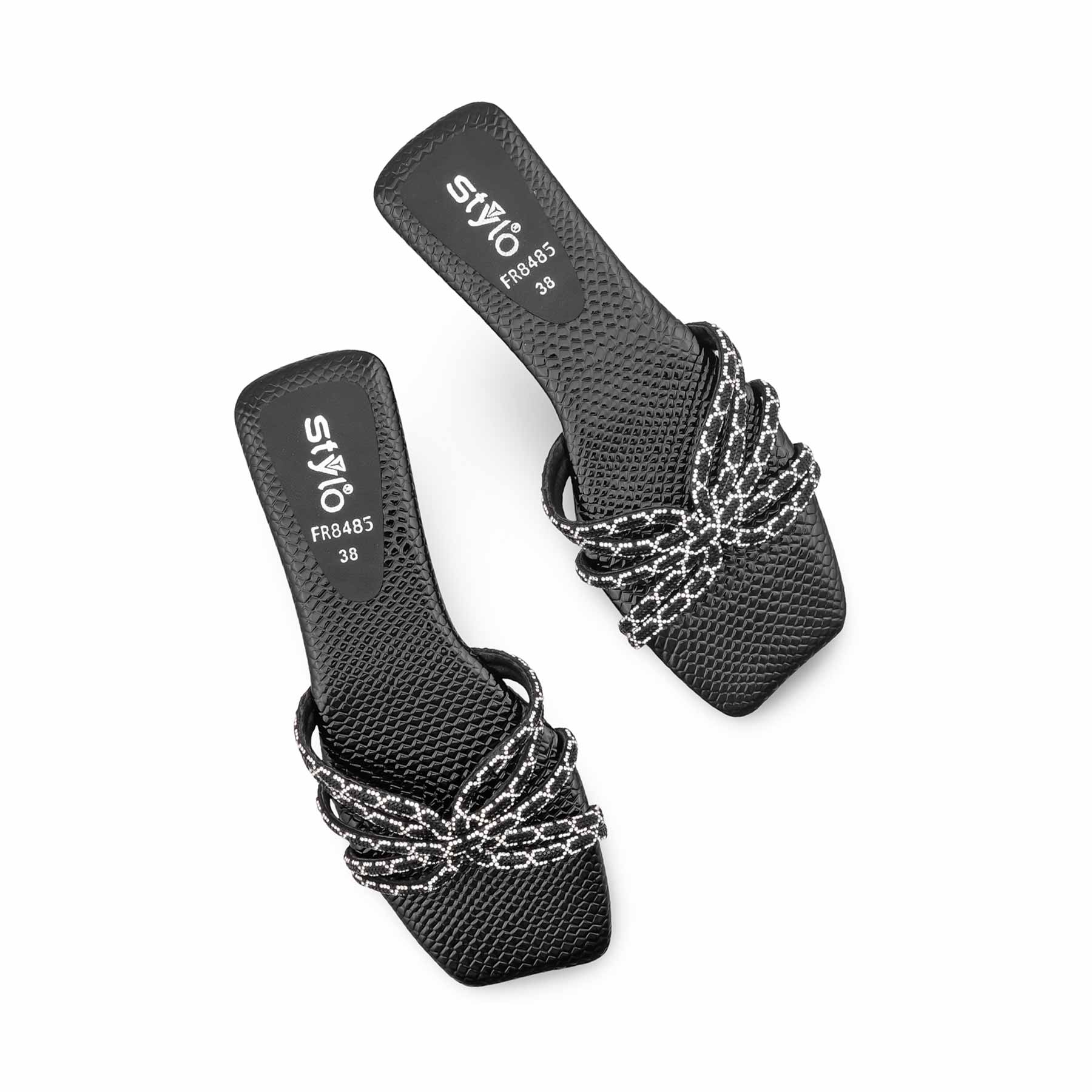 Black Formal Slipper For Women FR8485 - Image 5