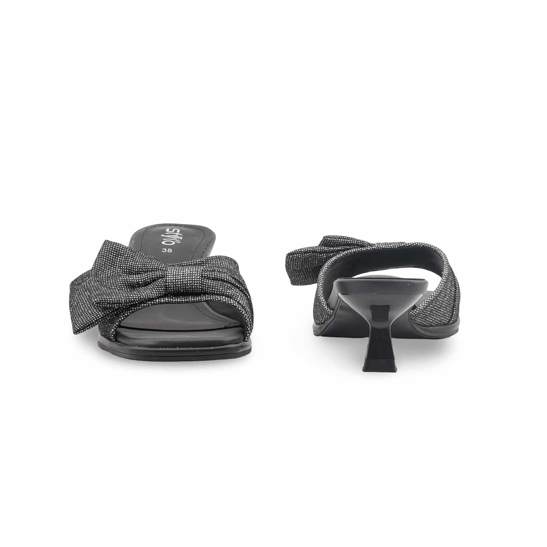 Black Formal Slipper For Women FR8505 - Image 4