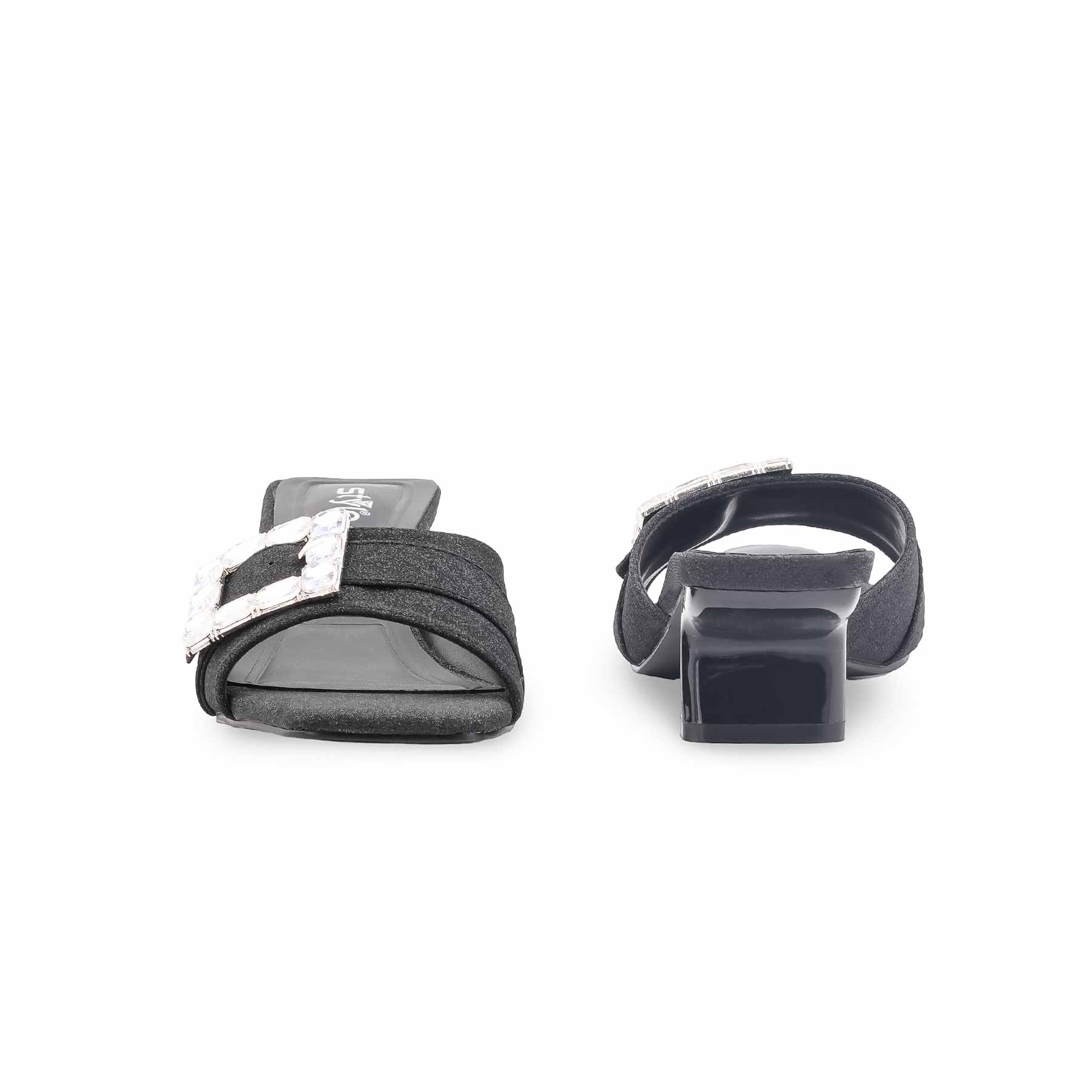 Black Formal Slipper For Women FR8508 - Image 4