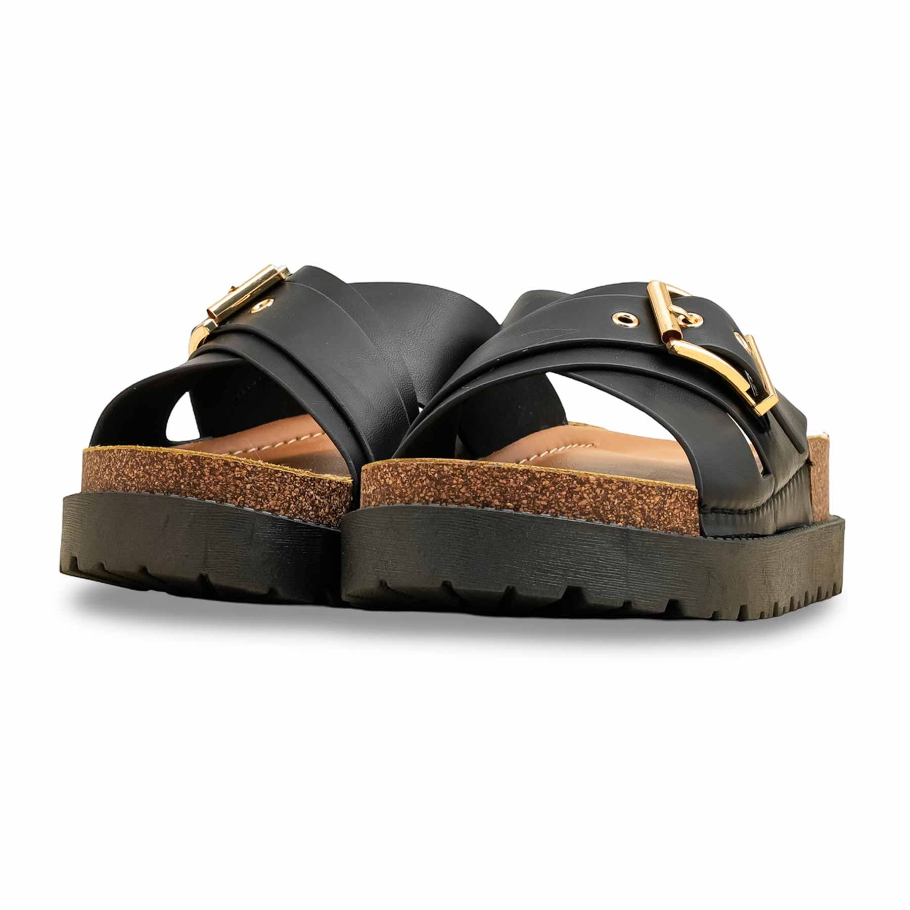 Black Formal Slipper For Women PU0391 - Image 3
