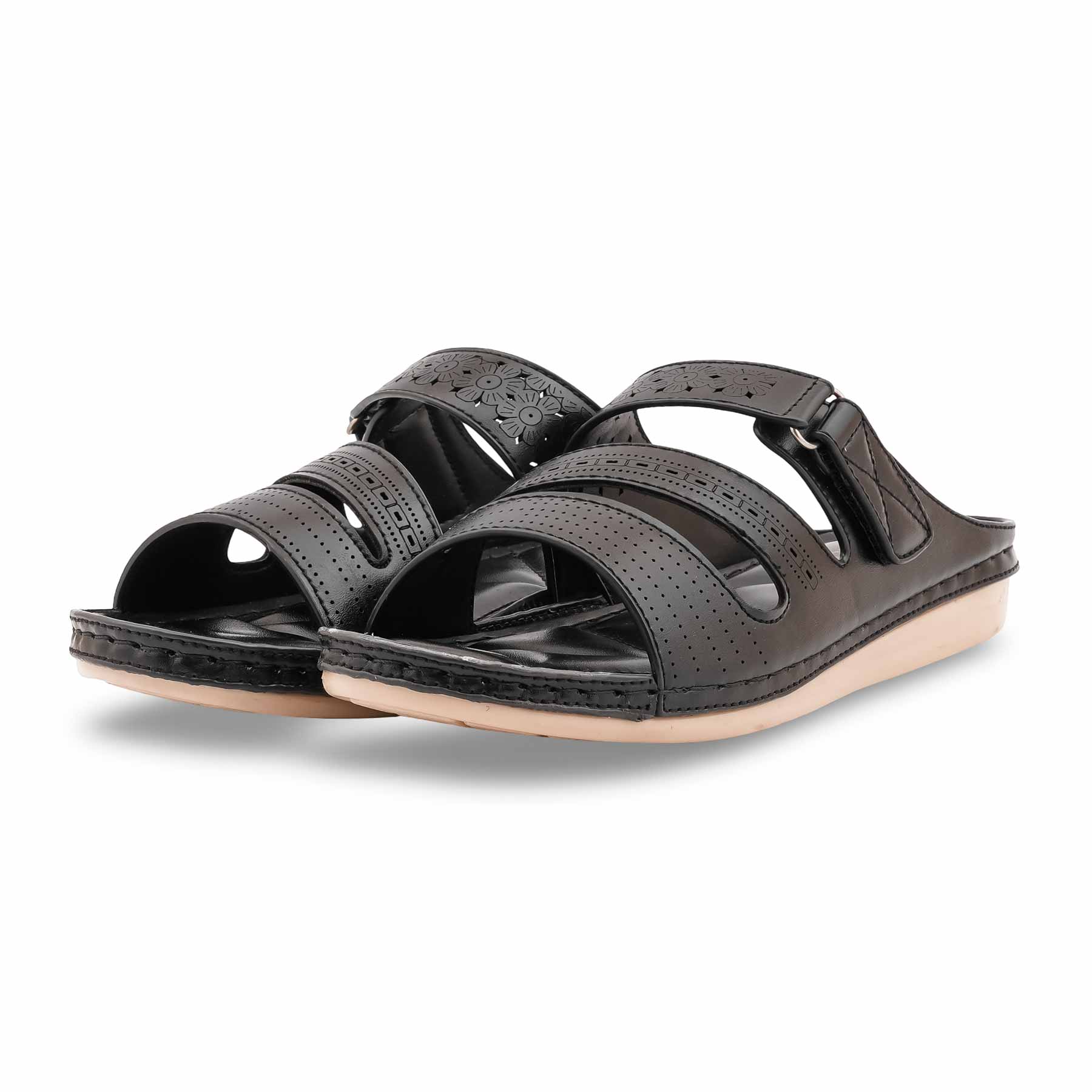 Black Formal Slipper For Women PU0652 - Image 3