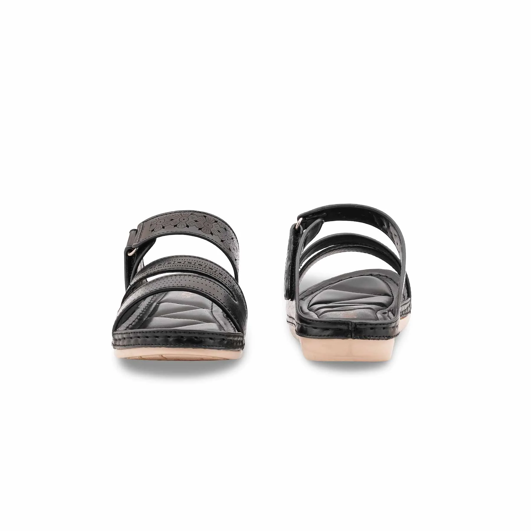 Black Formal Slipper For Women PU0652 - Image 4