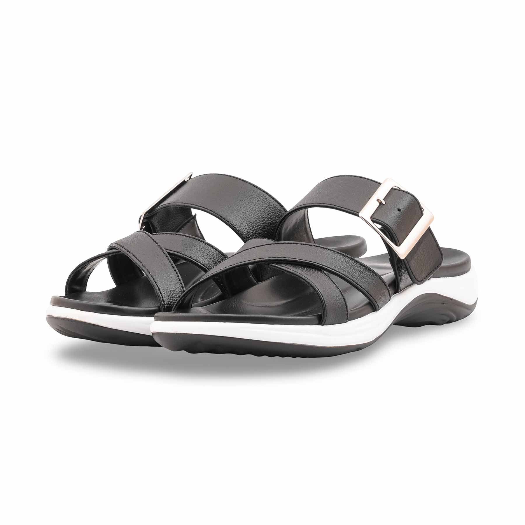 Black Formal Slipper For Women PU0686 - Image 3