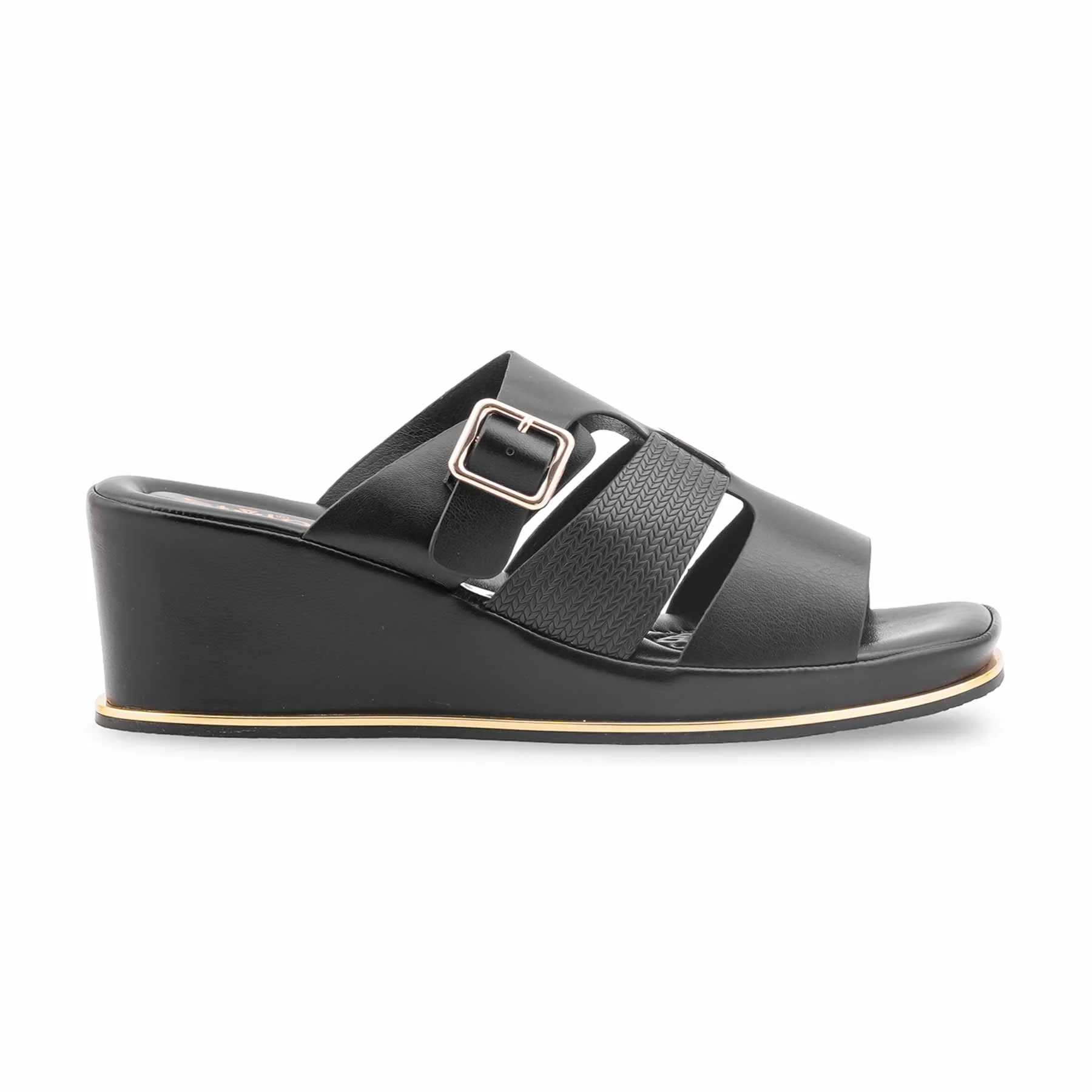 Black Formal Slipper For Women PU0734 - Image 2