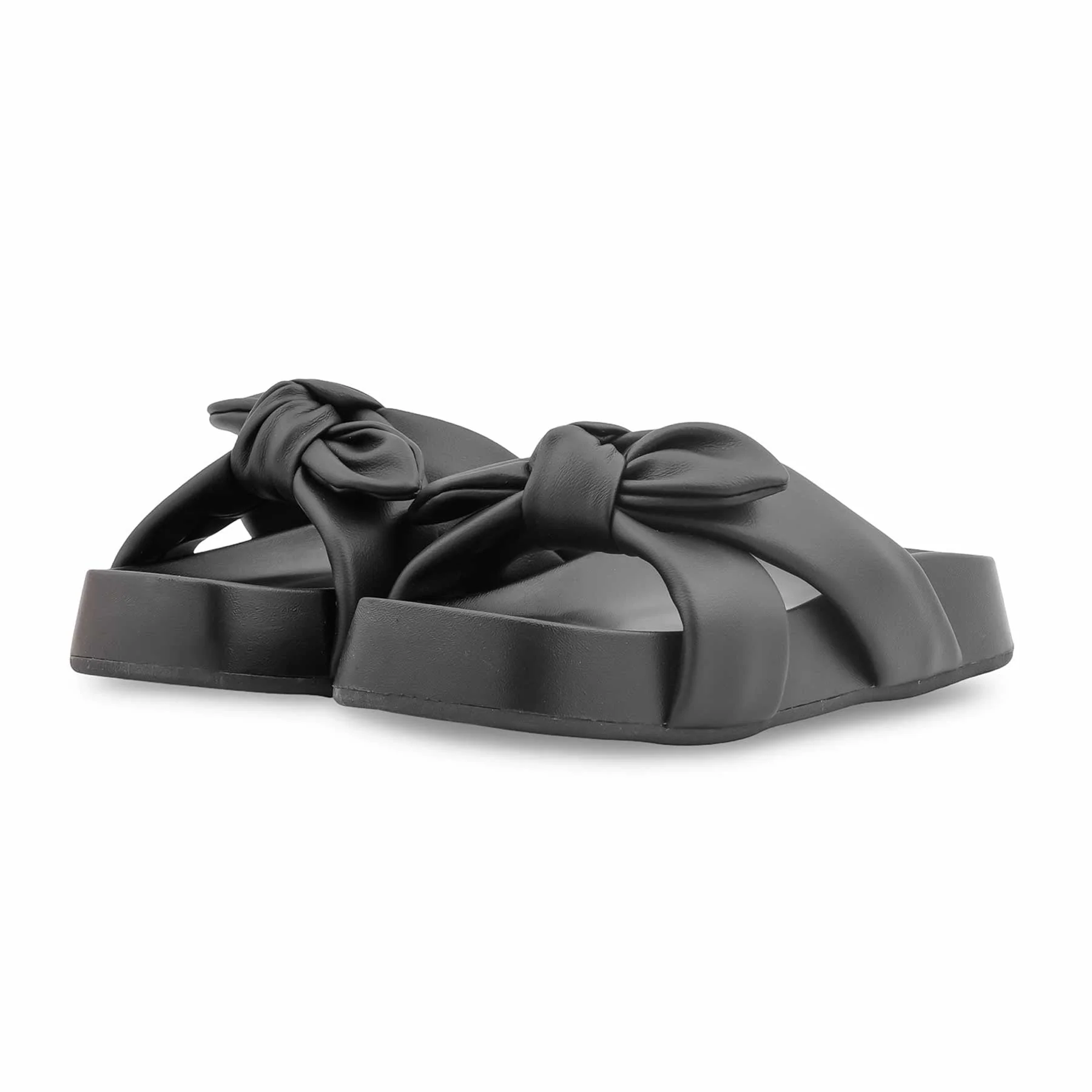 Black Formal Slipper For Women PU0760 - Image 3