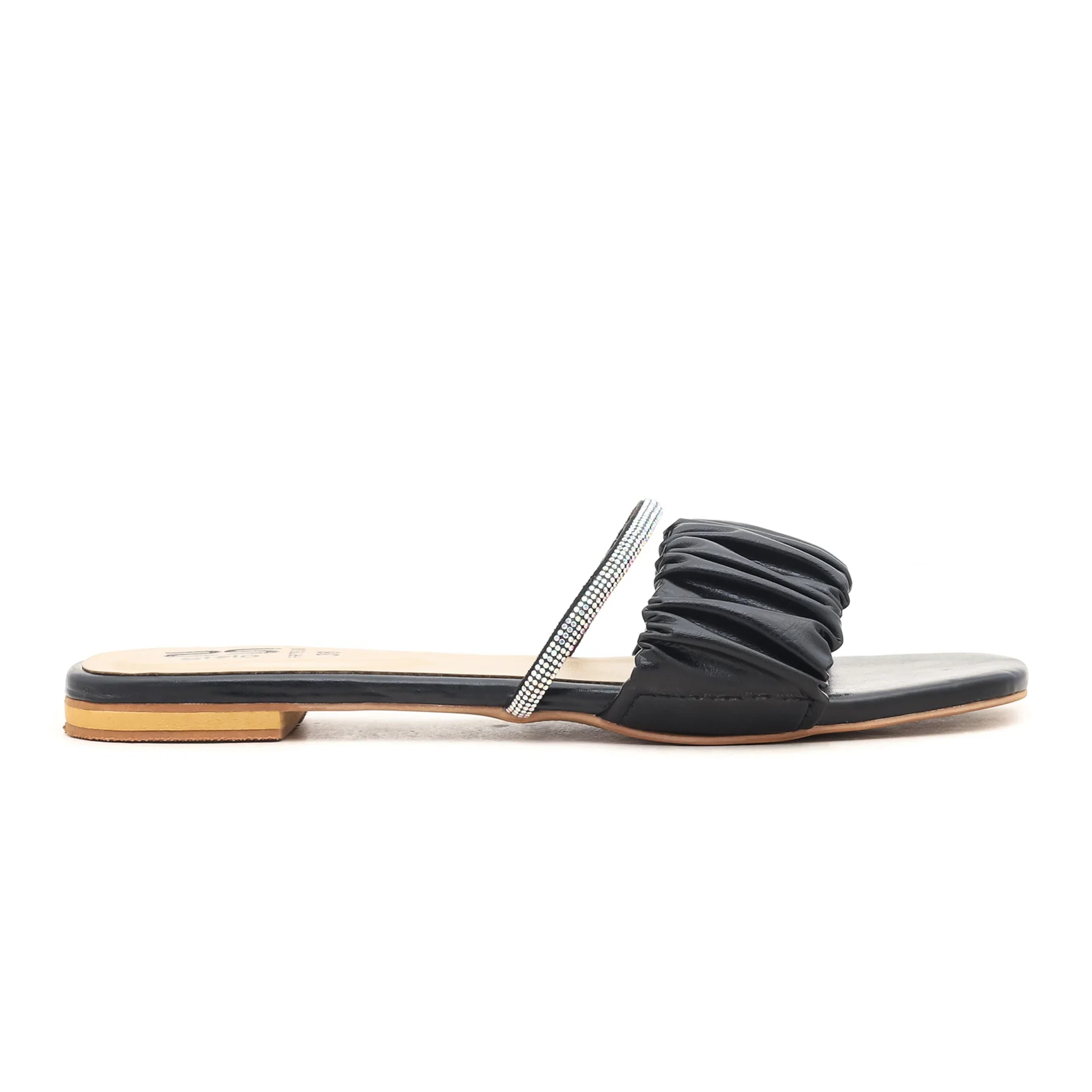 Black Formal Slipper FR7938 - Image 2