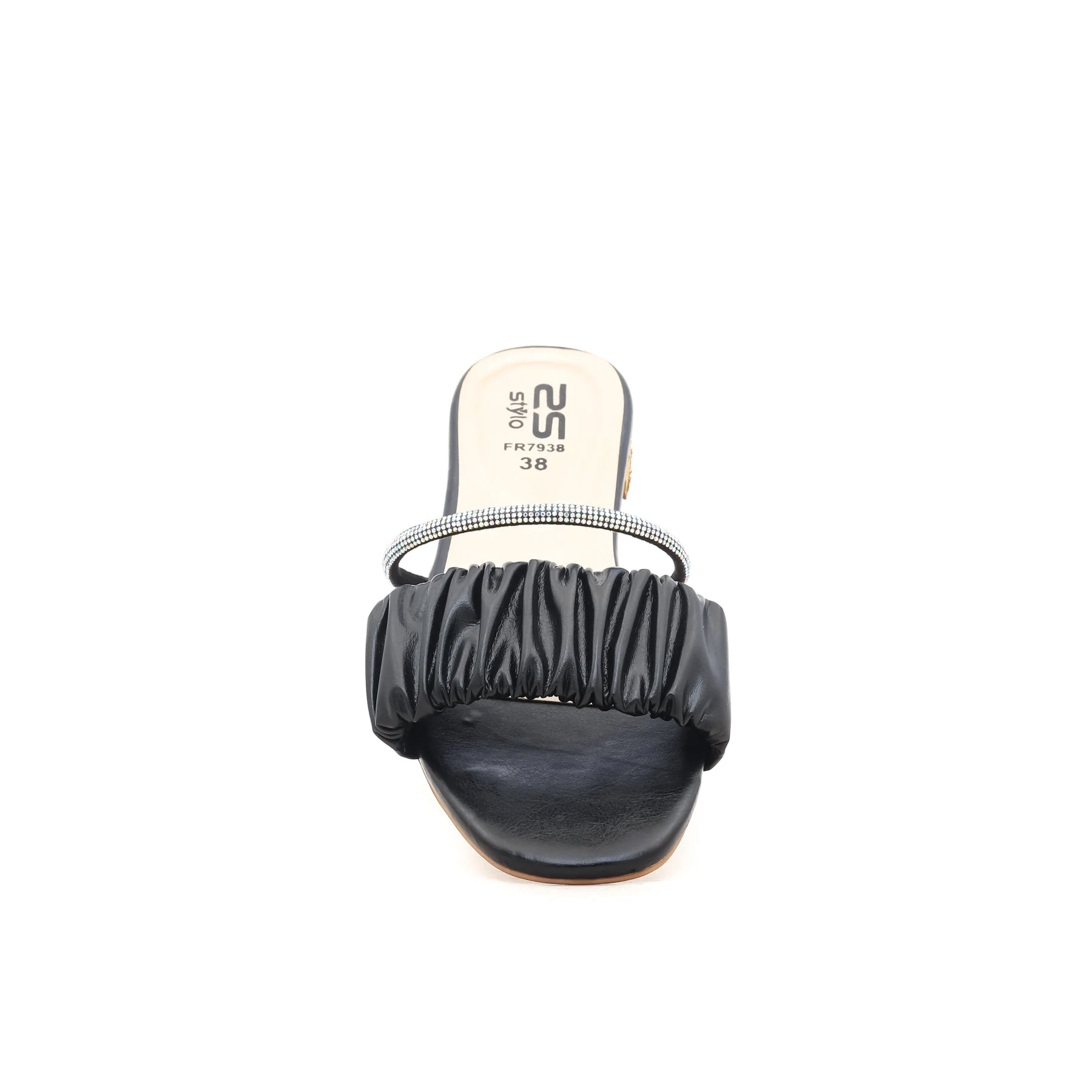 Black Formal Slipper FR7938 - Image 3