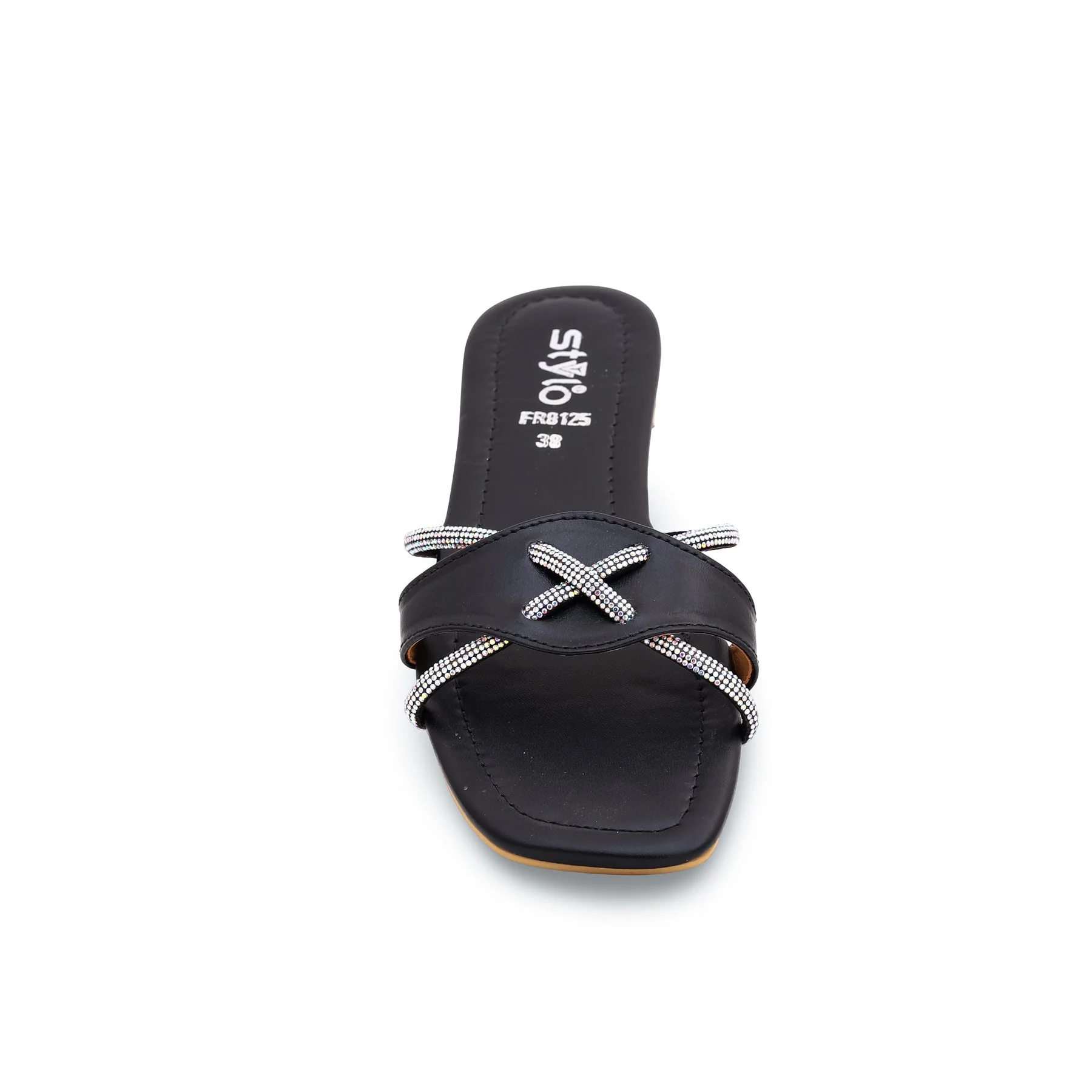 Black Formal Slipper FR8125 - Image 3
