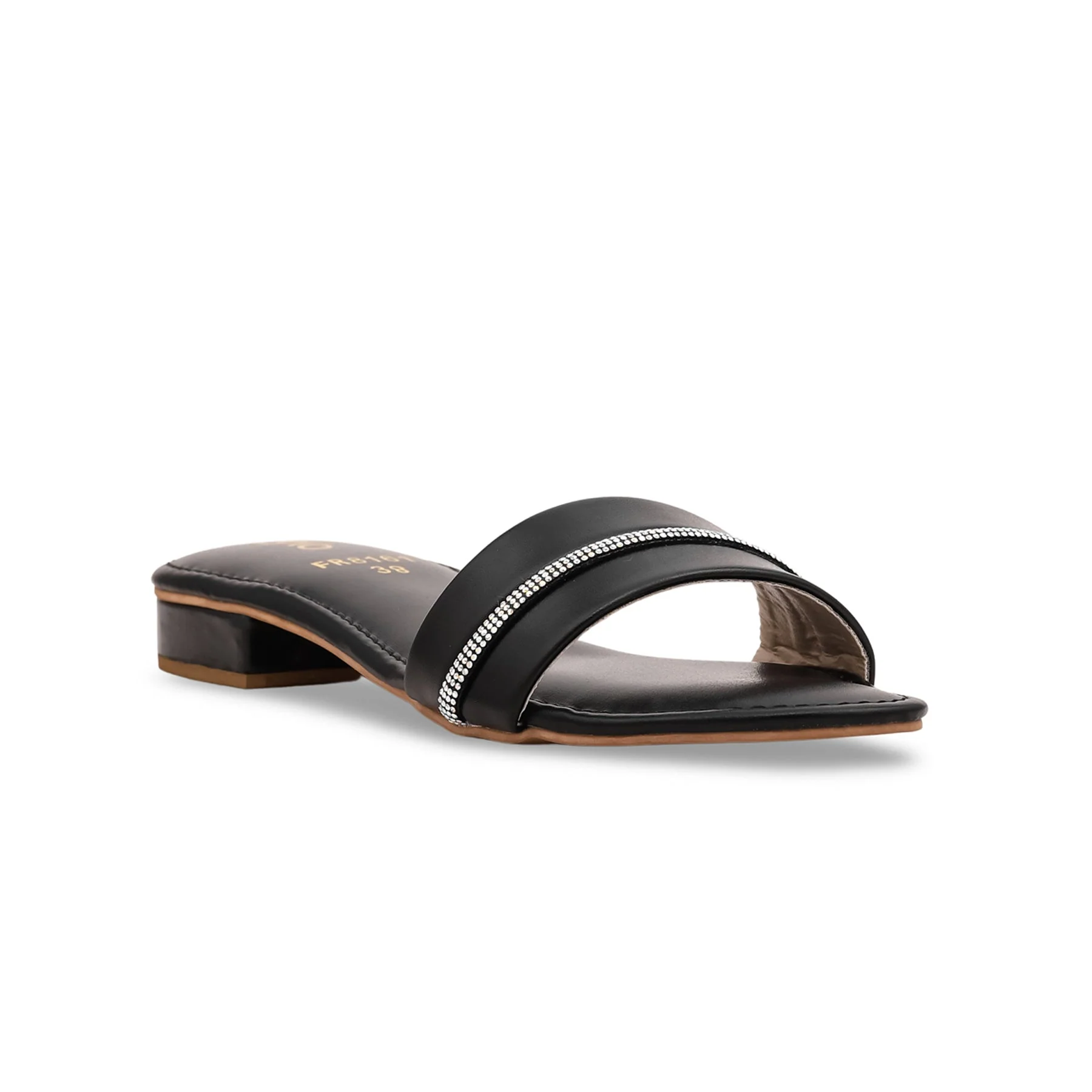 Black Formal Slipper FR8161 - Image 2