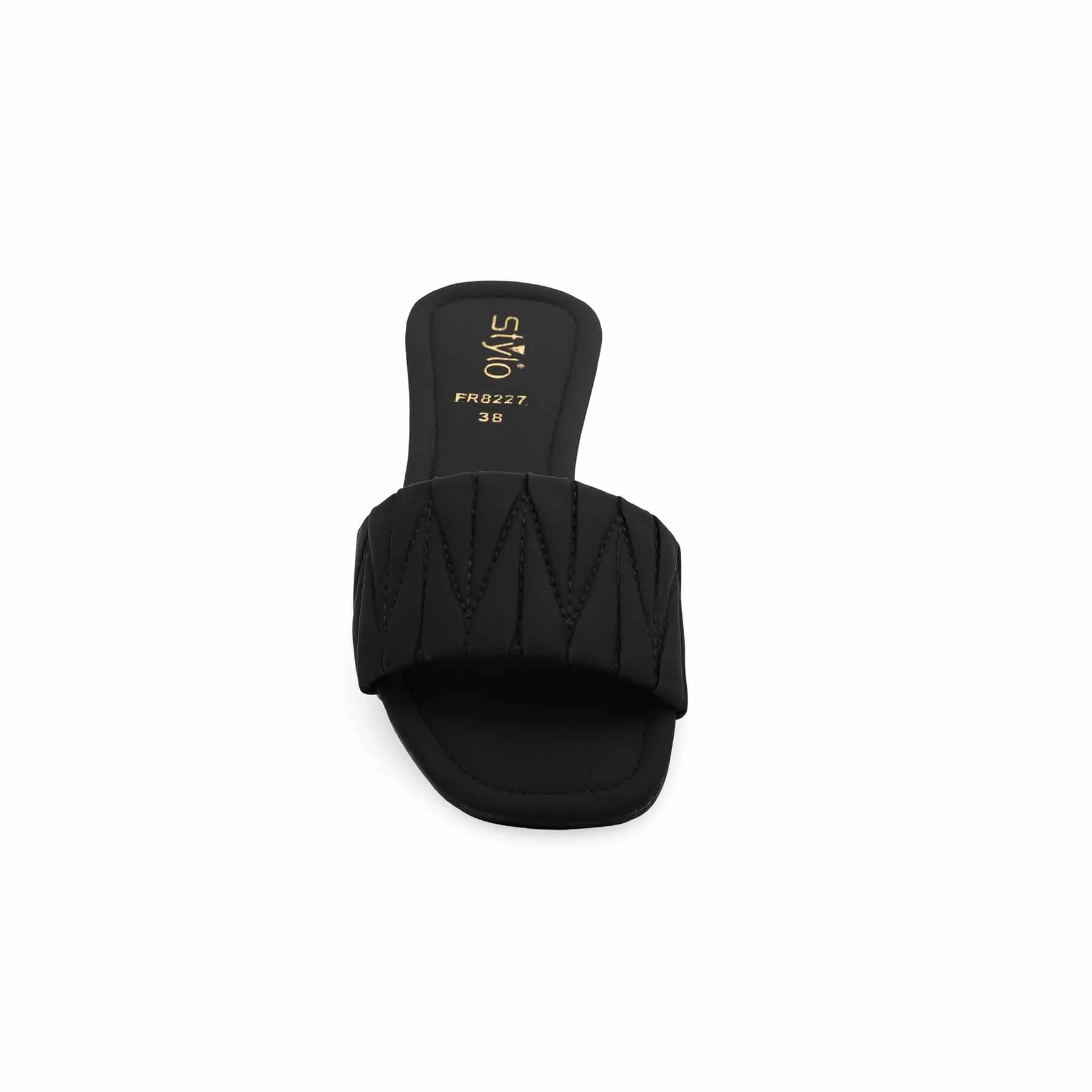 Black Formal Slipper FR8227 - Image 3