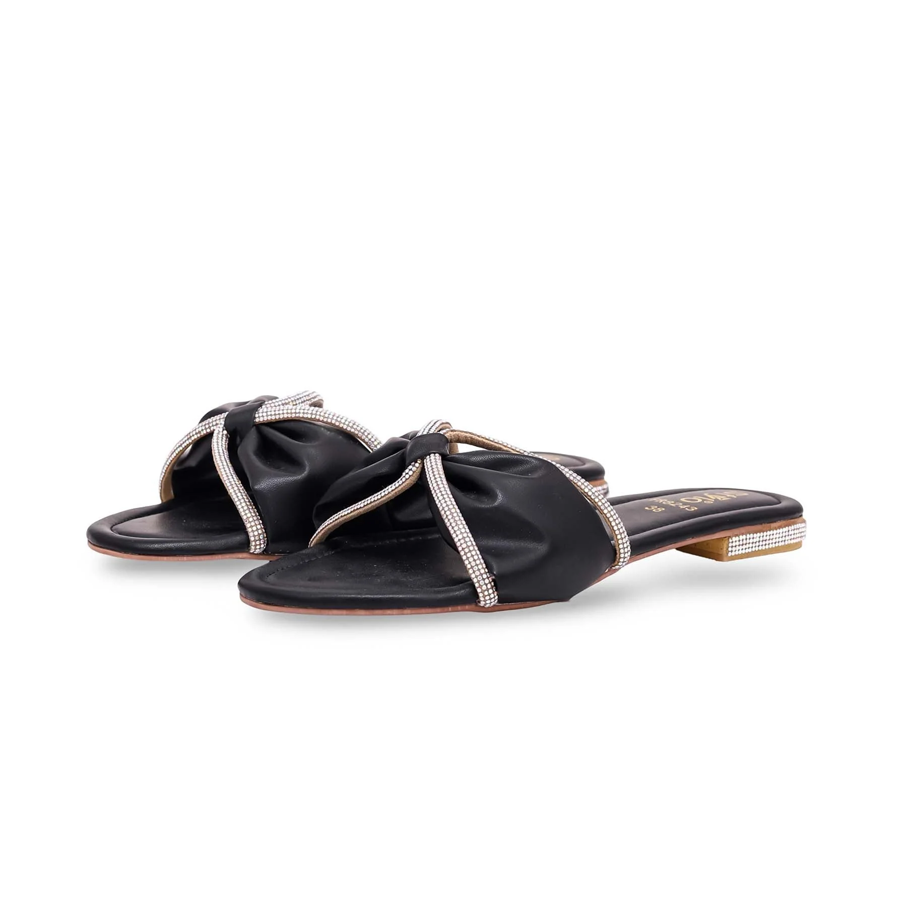 Black Formal Slipper FR8243 - Image 2
