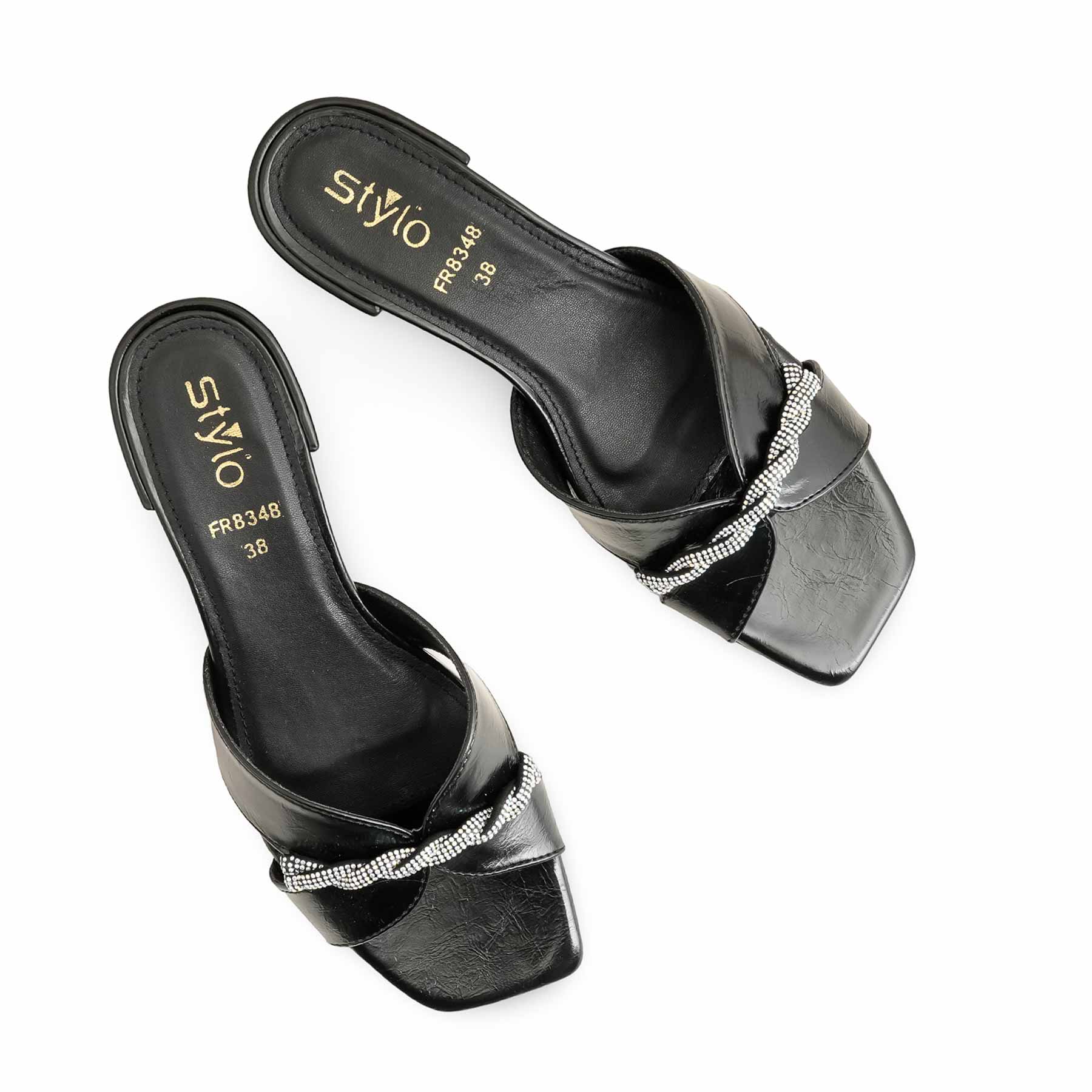 Black Formal Slipper FR8348 - Image 5