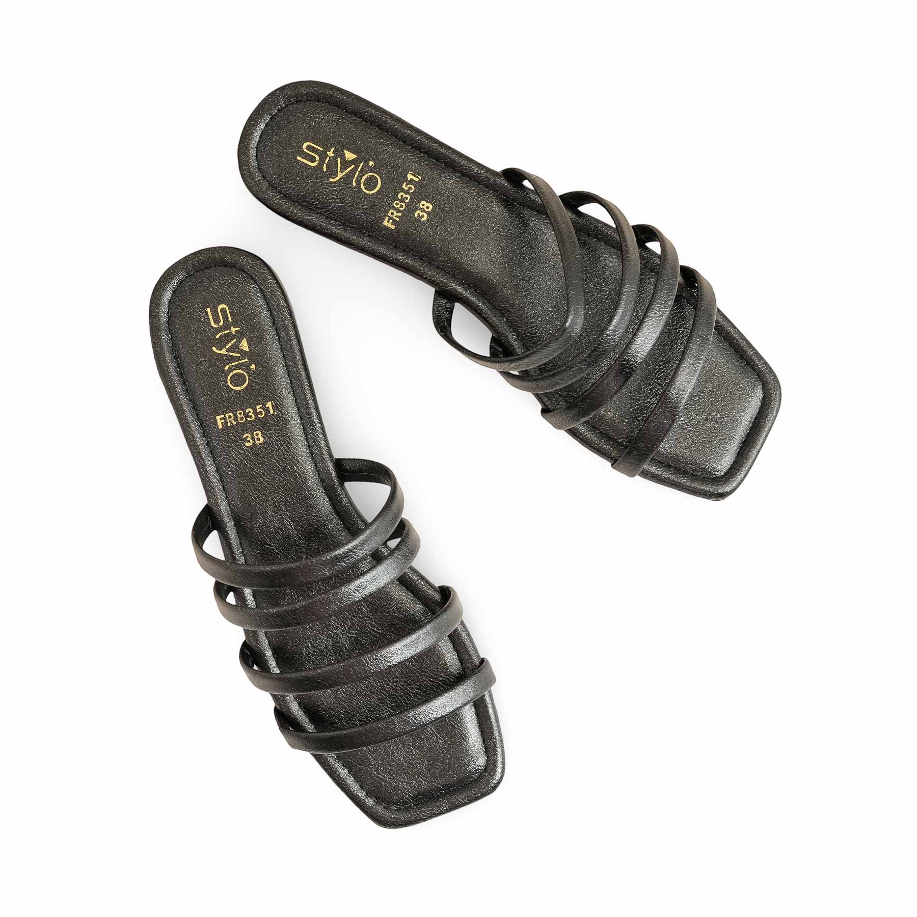 Black Formal Slipper FR8351 - Image 5
