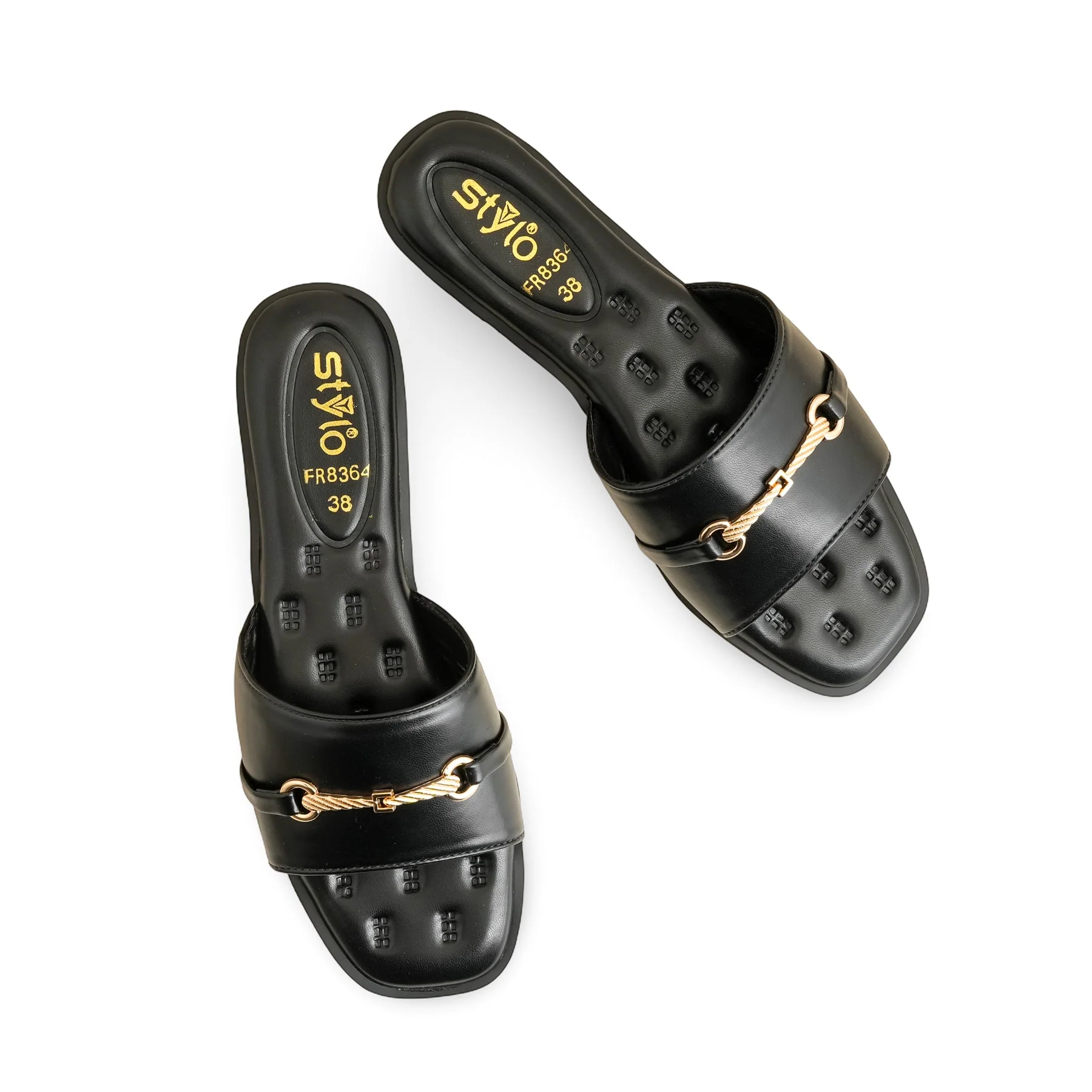 Black Formal Slipper FR8364 - Image 5
