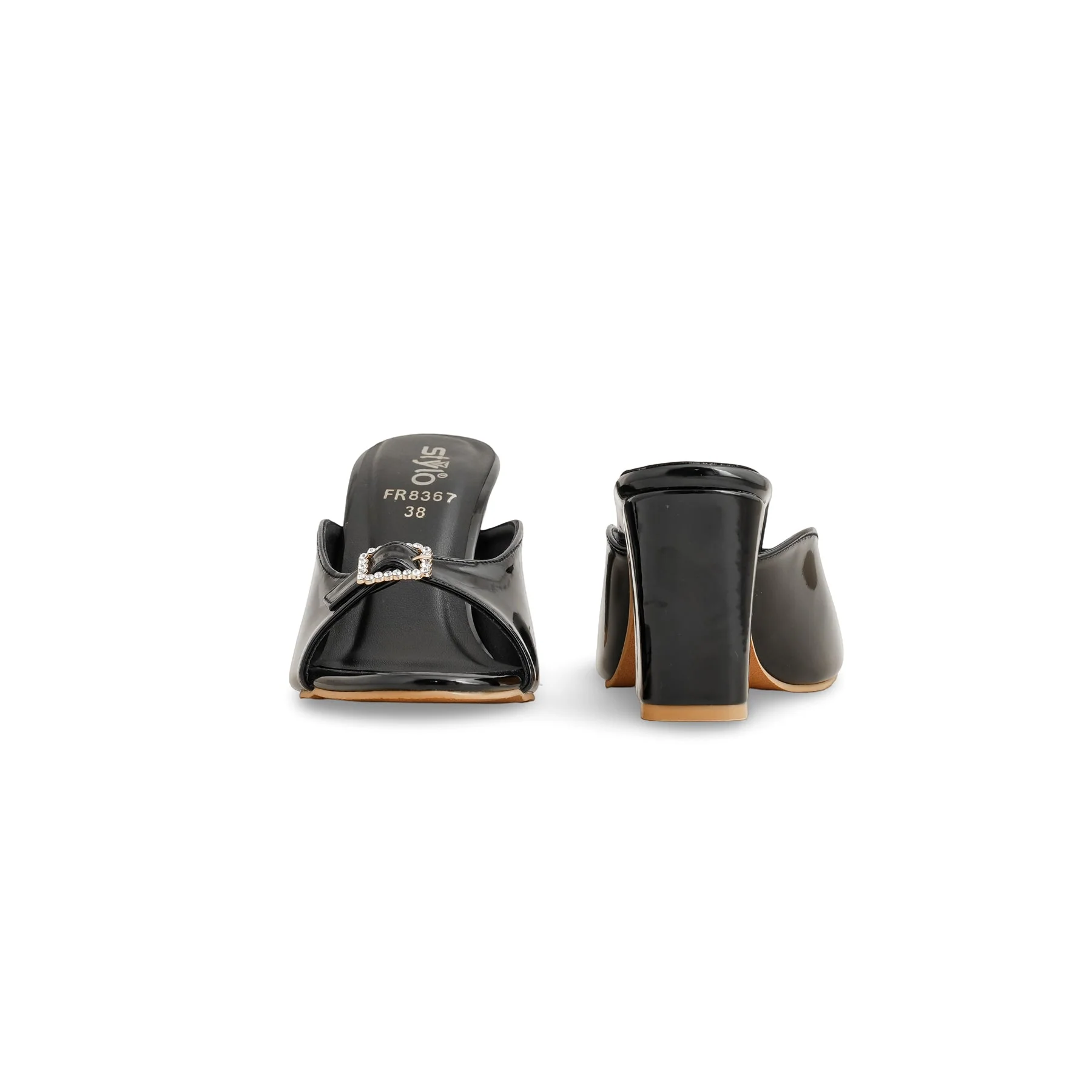 Black Formal Slipper FR8367 - Image 4