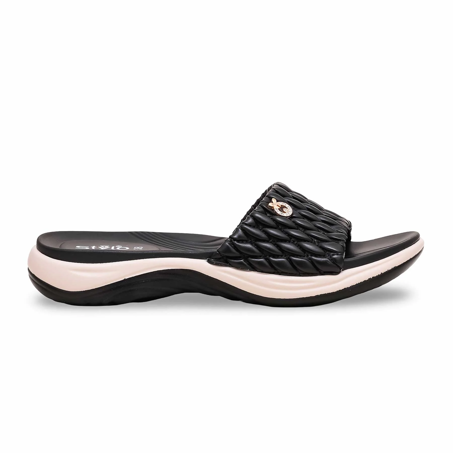Black Formal Slipper PU0350 - Image 2