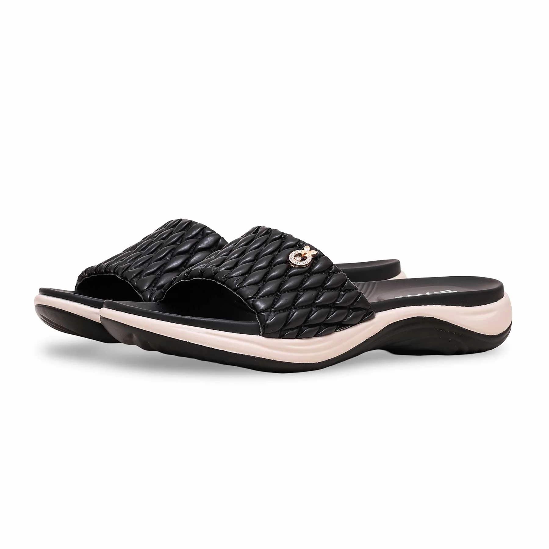 Black Formal Slipper PU0350 - Image 3
