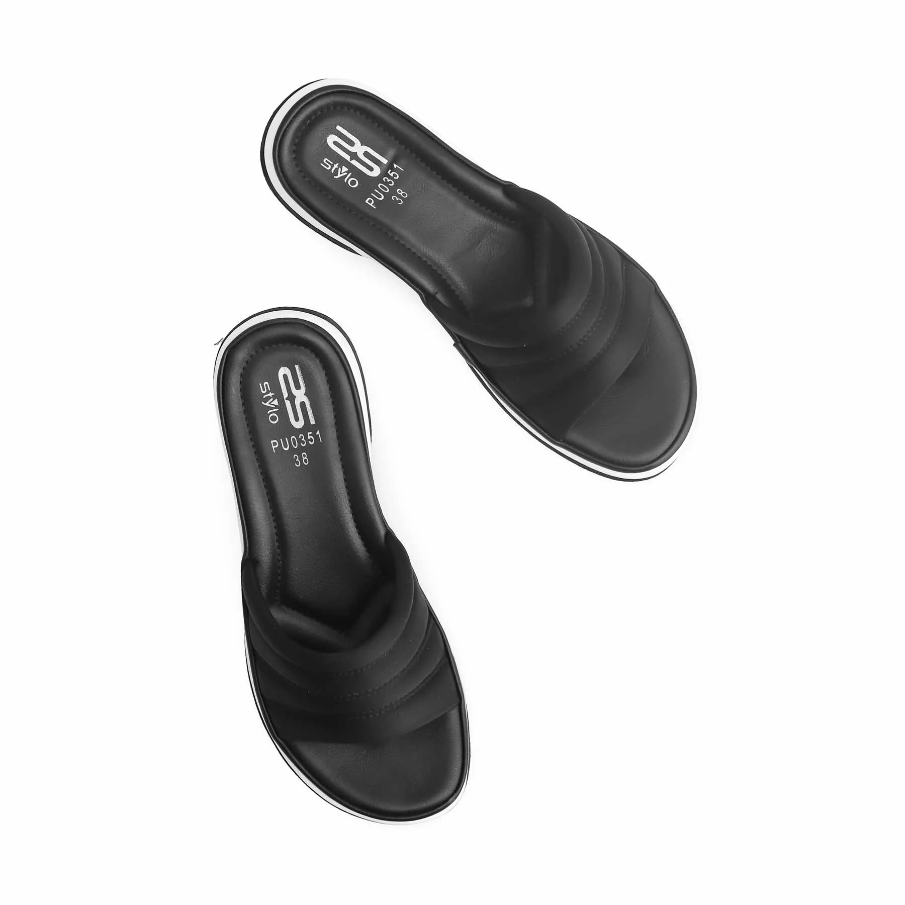 Black Formal Slipper PU0351 - Image 5