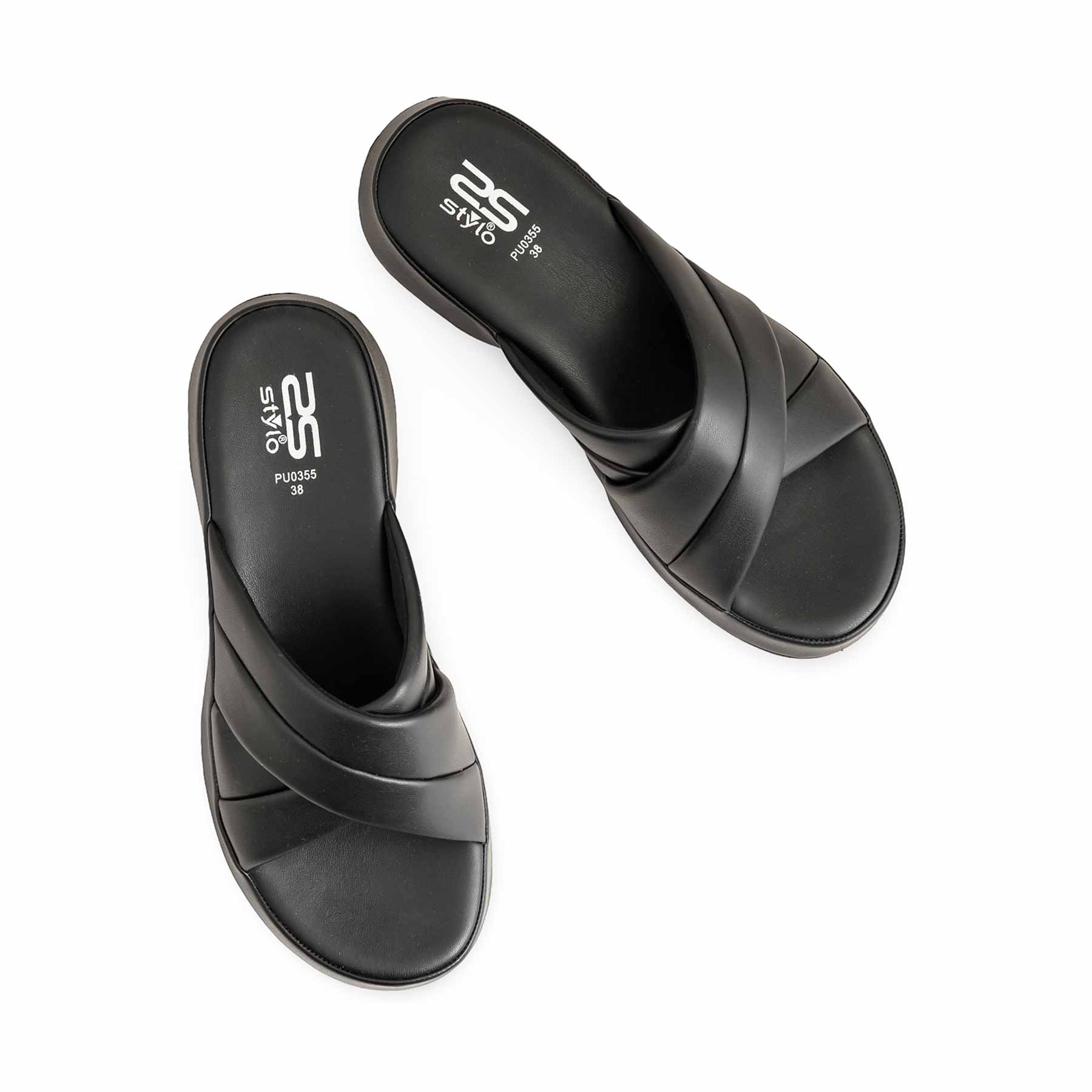 Black Formal Slipper PU0355 - Image 5