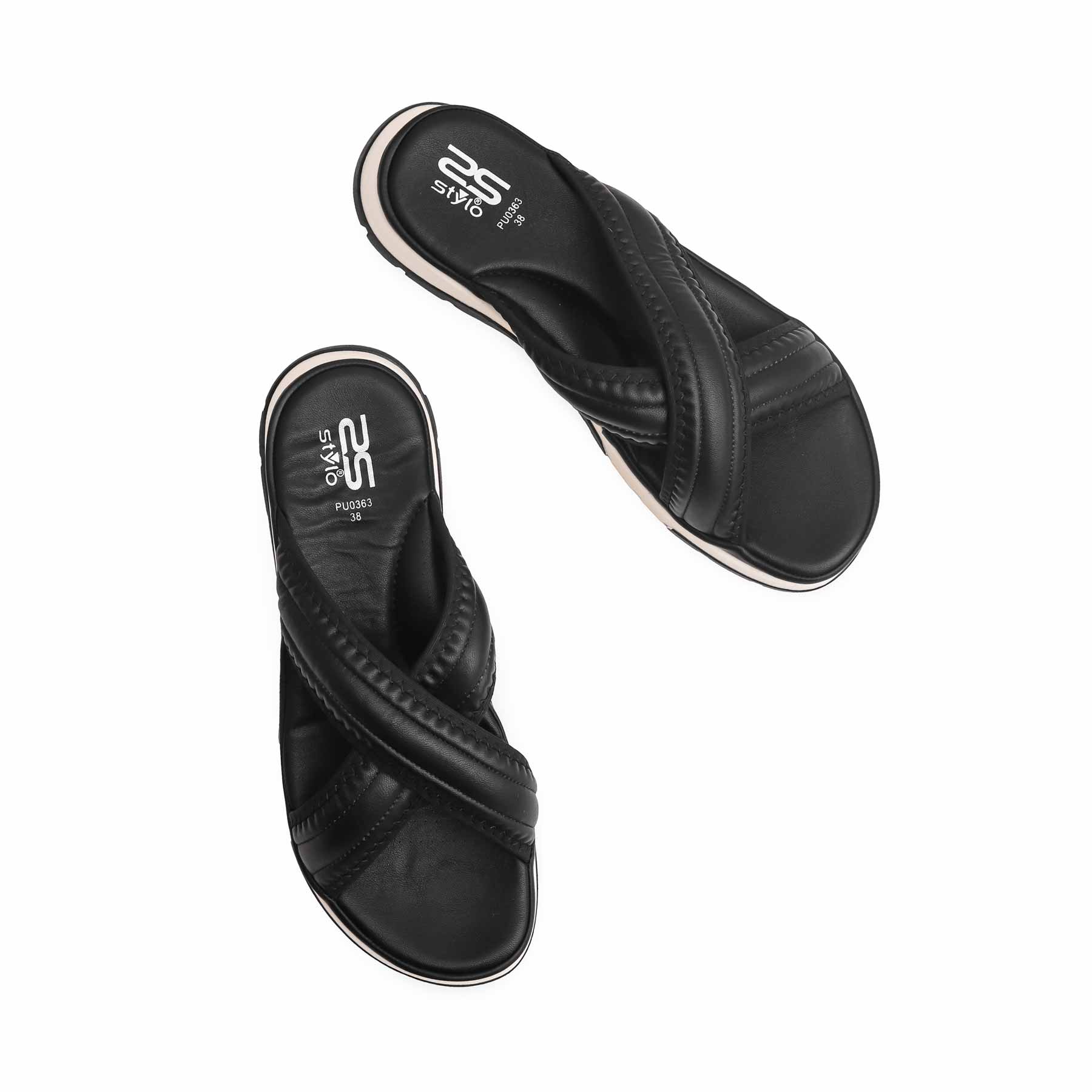 Black Formal Slipper PU0363 - Image 5