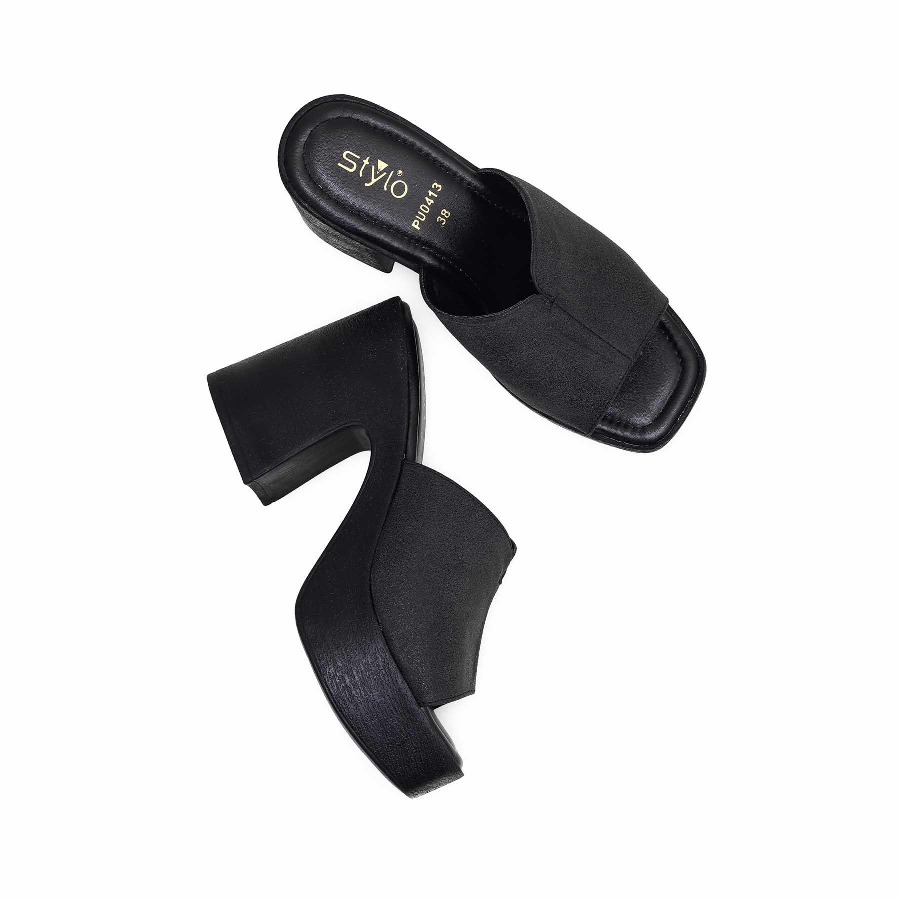 Black Formal Slipper PU0413 - Image 4