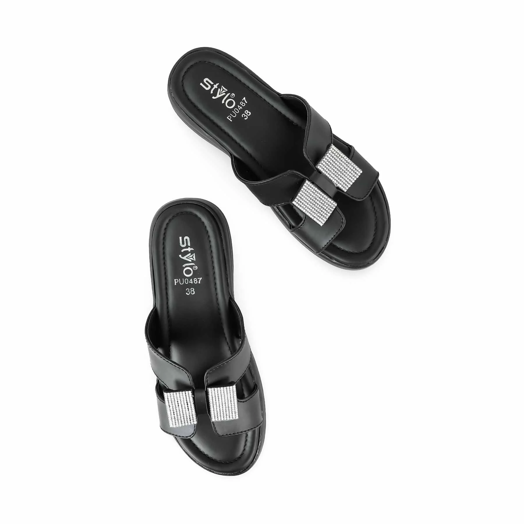 Black Formal Slipper PU0487 - Image 5