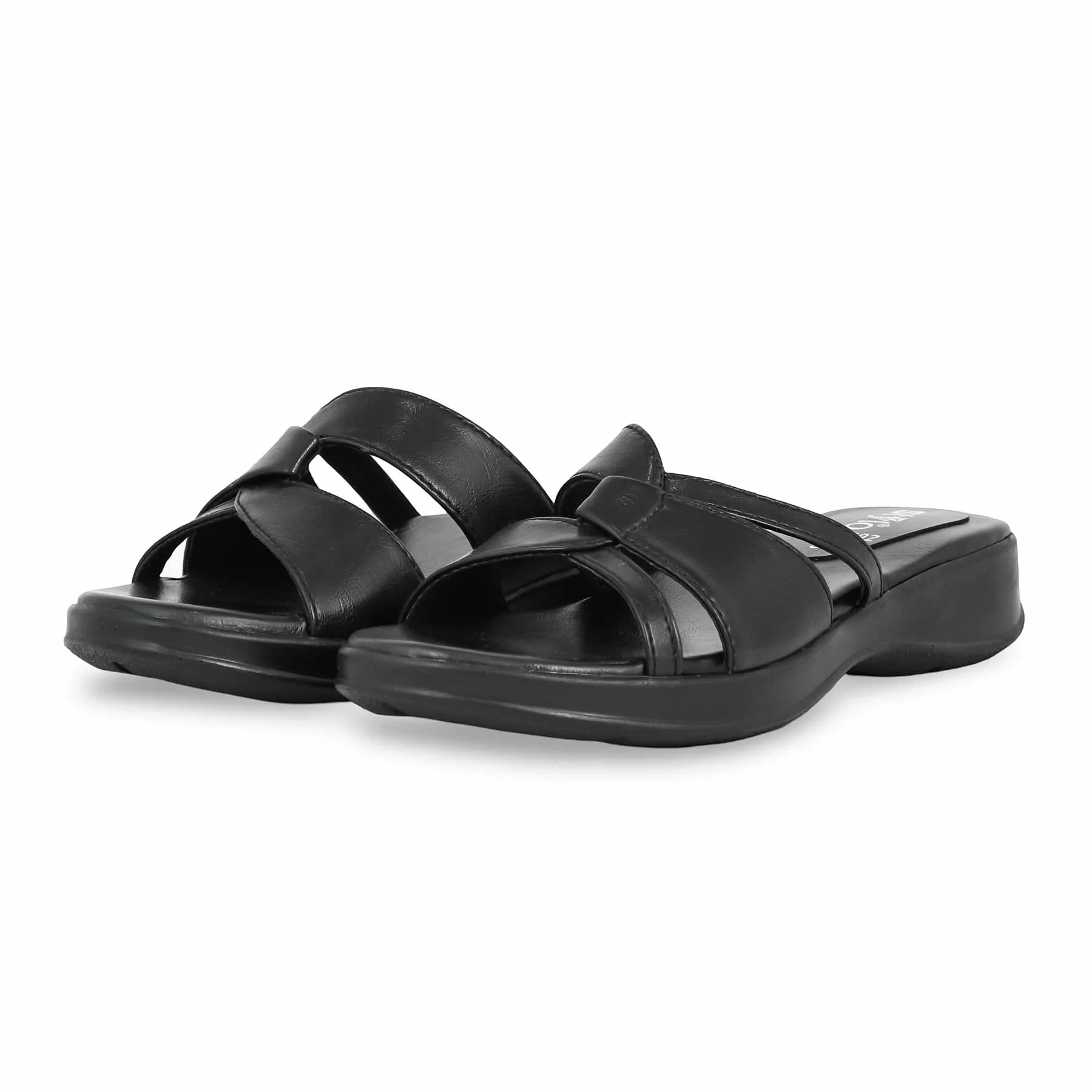 Black Formal Slipper PU0492 - Image 3